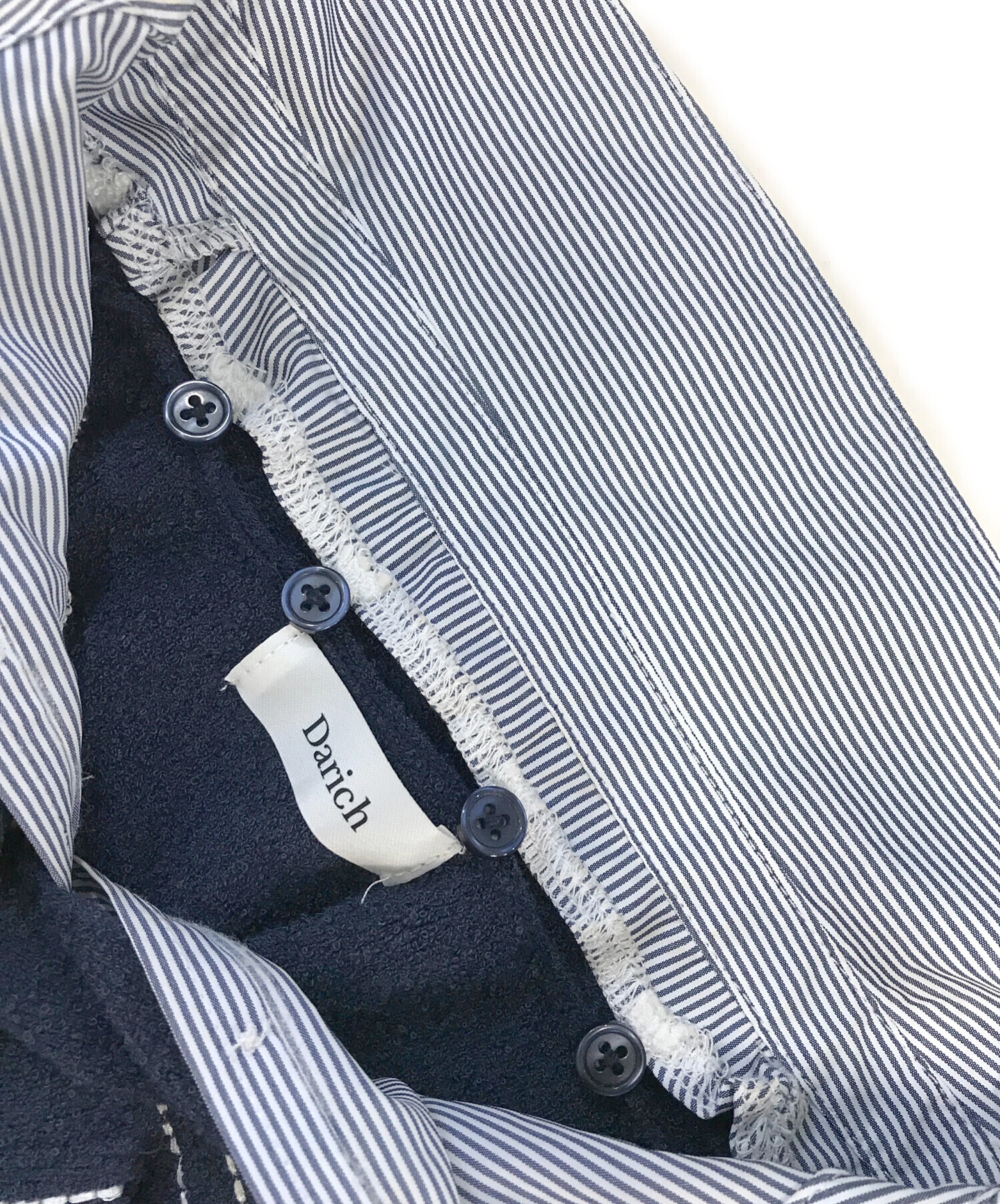 中古・古着通販】darich (ダーリッチ) ステッチDDロゴニット 