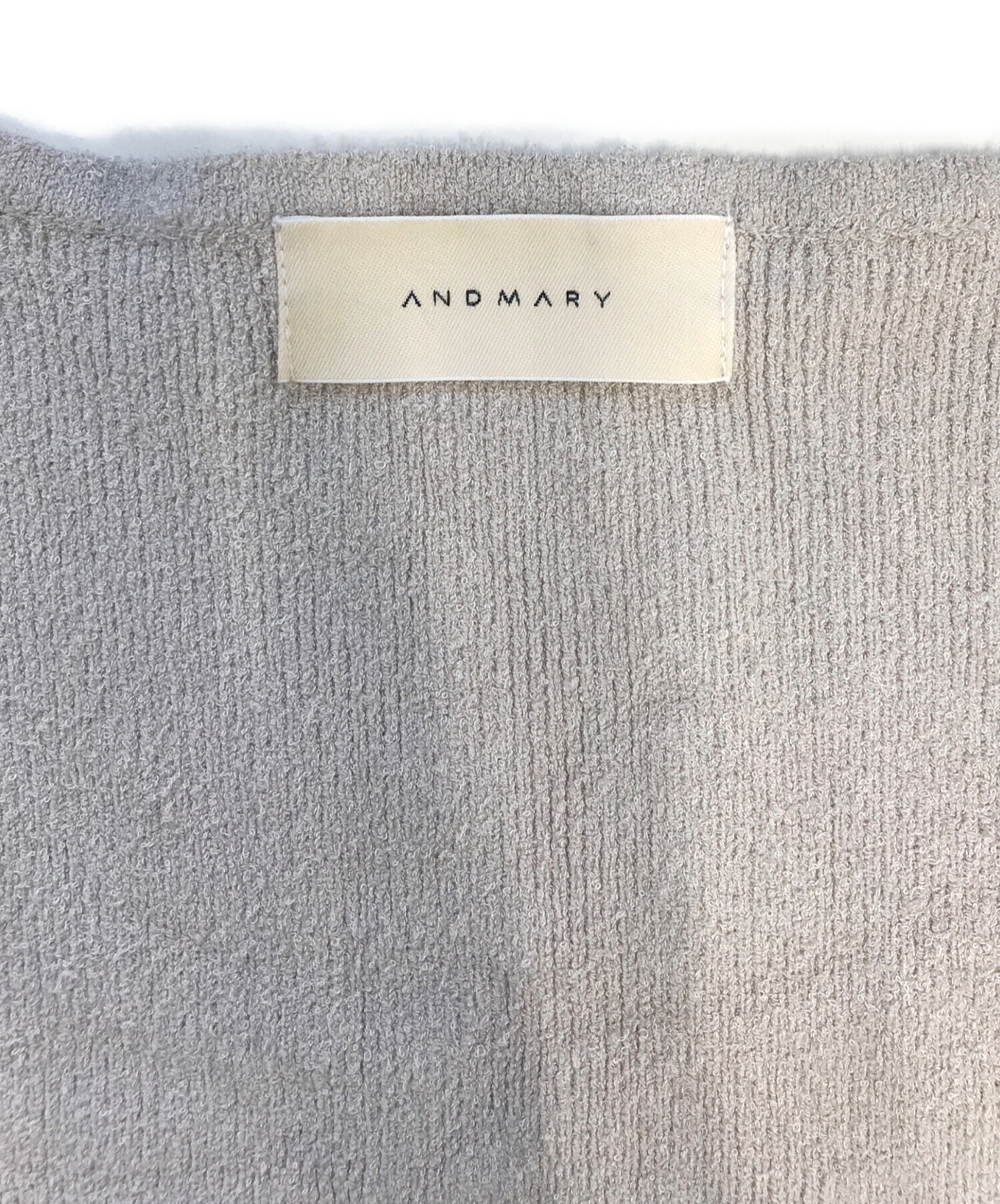 中古・古着通販】ANDMARY (アンドマリー) Natalie ribbon set beige