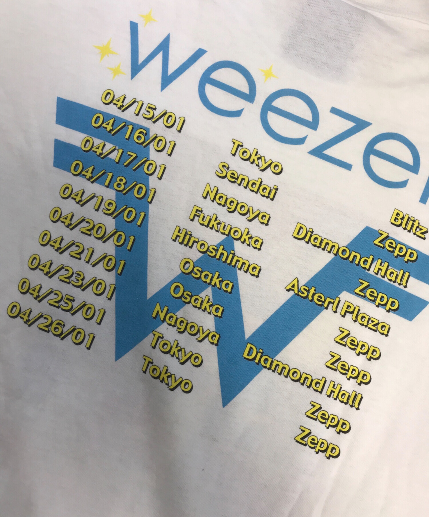 中古・古着通販】バンドTシャツ (バンドTシャツ) 00s weezer