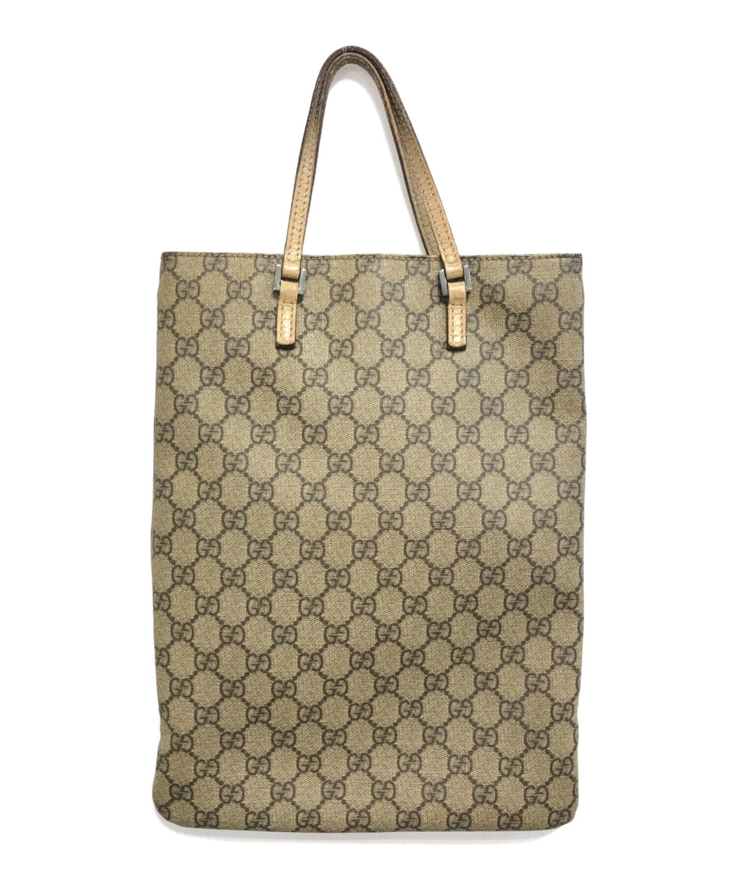 最終価格グッチ GGスプリームトートバッグ即日配送 中古・古着通販】GUCCI (グッチ) GGスプリーム トートバッグ｜ブランド