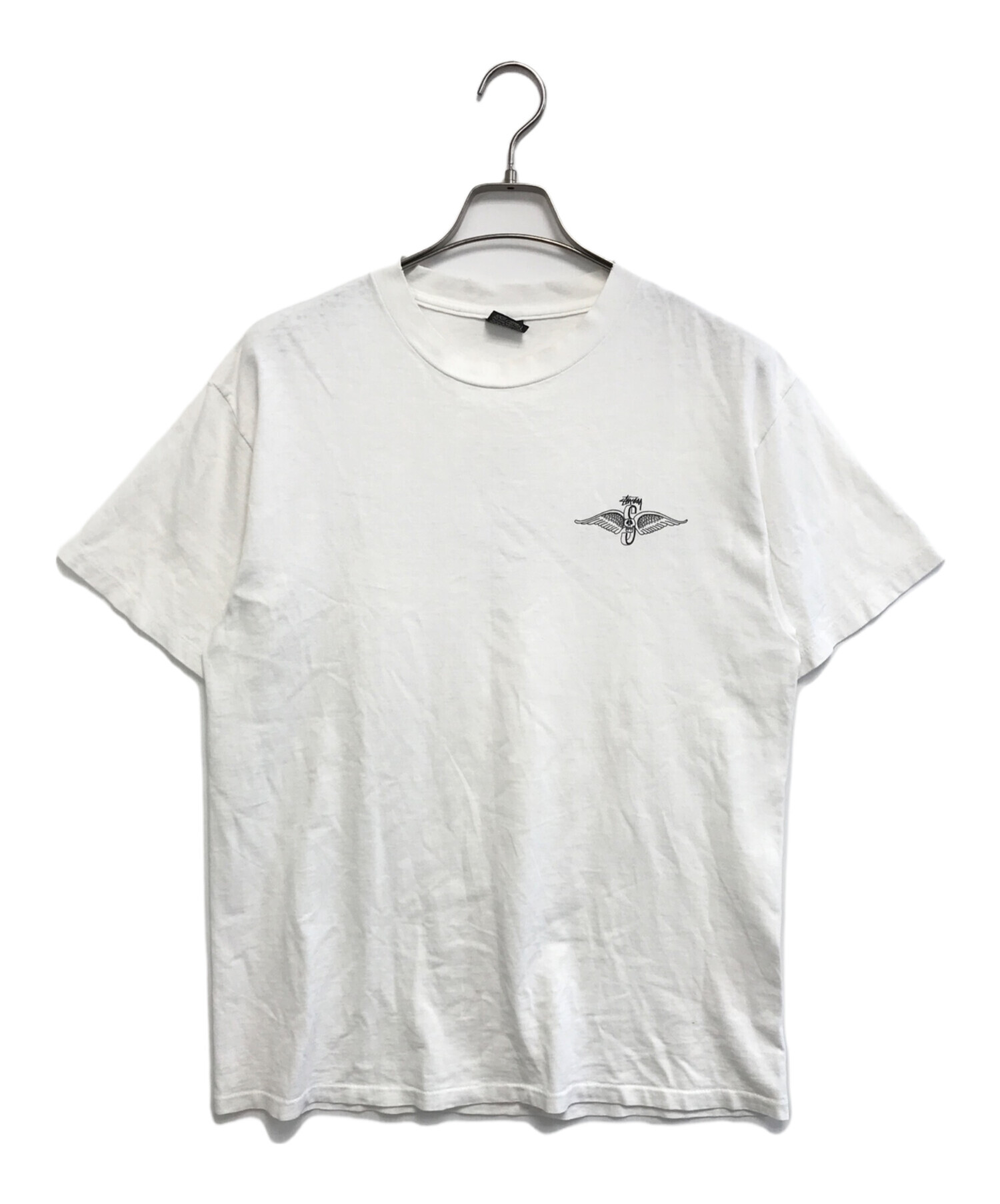 中古・古着通販】stussy (ステューシー) プリントTシャツ ホワイト