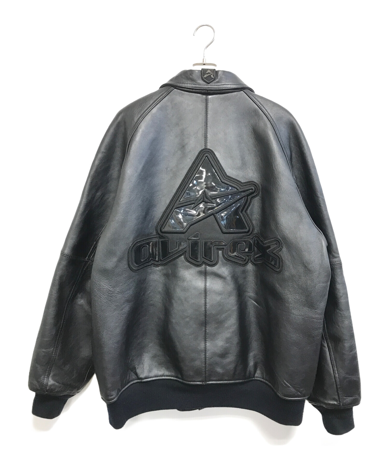 中古 AVIREX SIGNATUR VARSITY JACKET 中古・古着通販】AVIREX (アヴィレックス) Varsity Leather Jacket