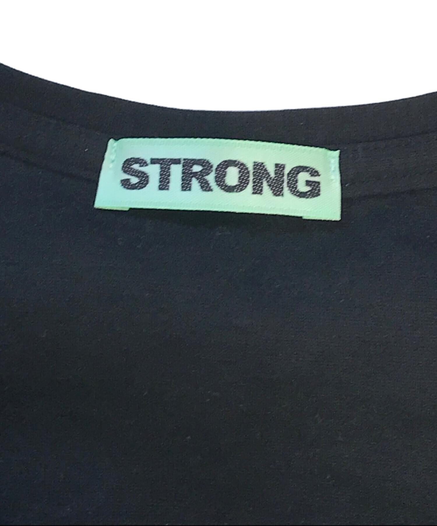 中古・古着通販】STRONG (ストロング) PACK TEE ブラック サイズ:S