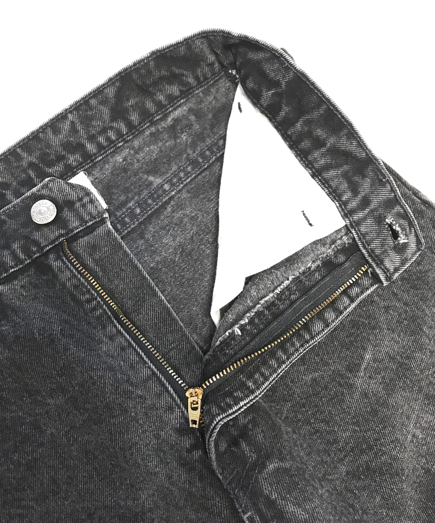 中古・古着通販】LEVI'S (リーバイス) 505 後染めブラックデニム