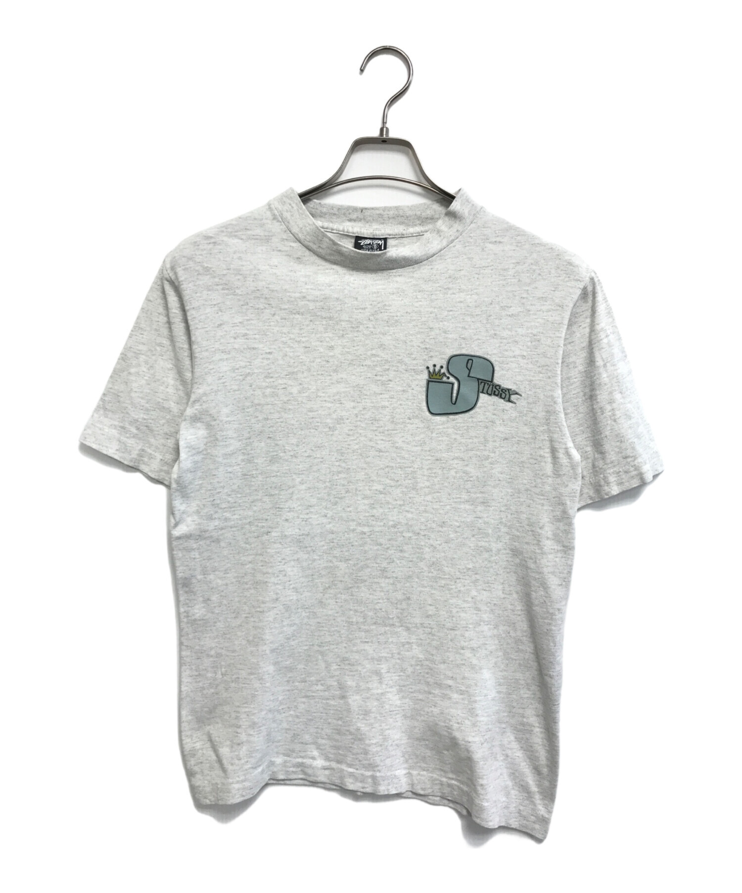 中古・古着通販】stussy (ステューシー) 折れクラウンプリントTシャツ