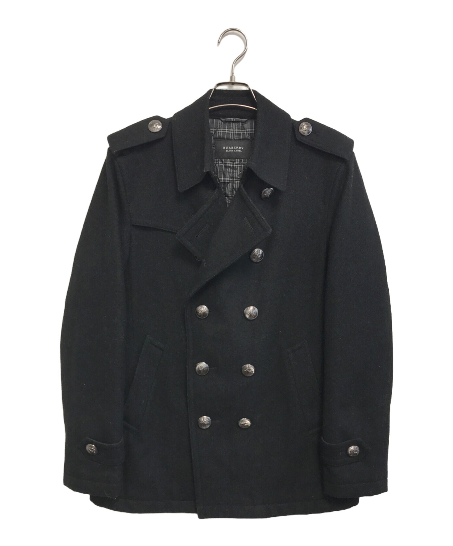 Burberry バーバリーブラックレーベル　ナポレオンコート 中古・古着通販】BURBERRY BLACK LABEL (バーバリーブラックレーベル