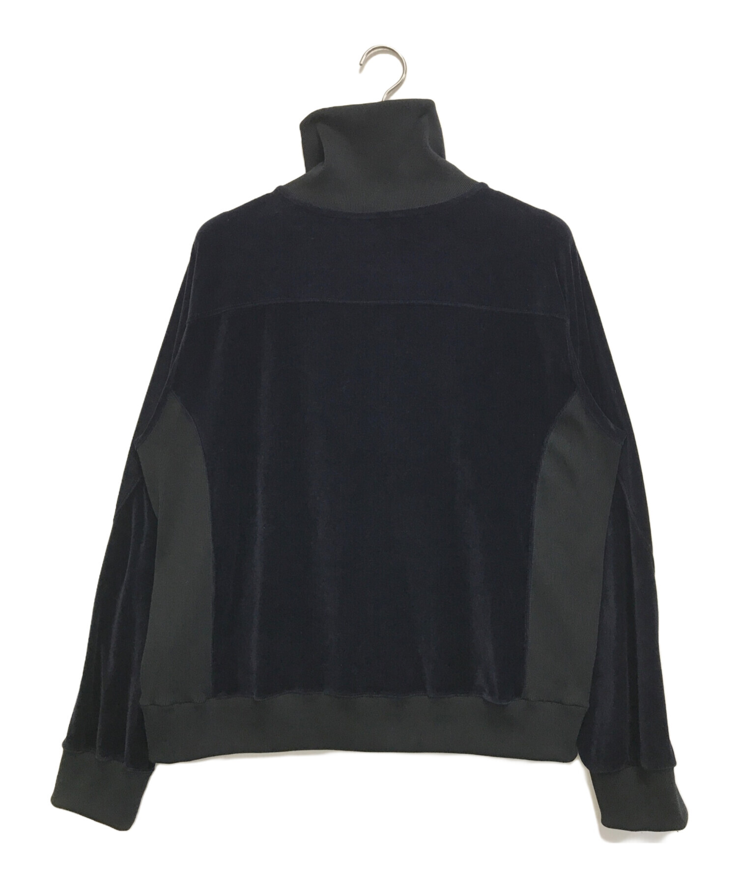 L*e様 ANCELLM VELOUR SWITCHING JACKET NAV 中古・古着通販】ANCELLM (アンセルム) VELOUR SWITCHING JACKET
