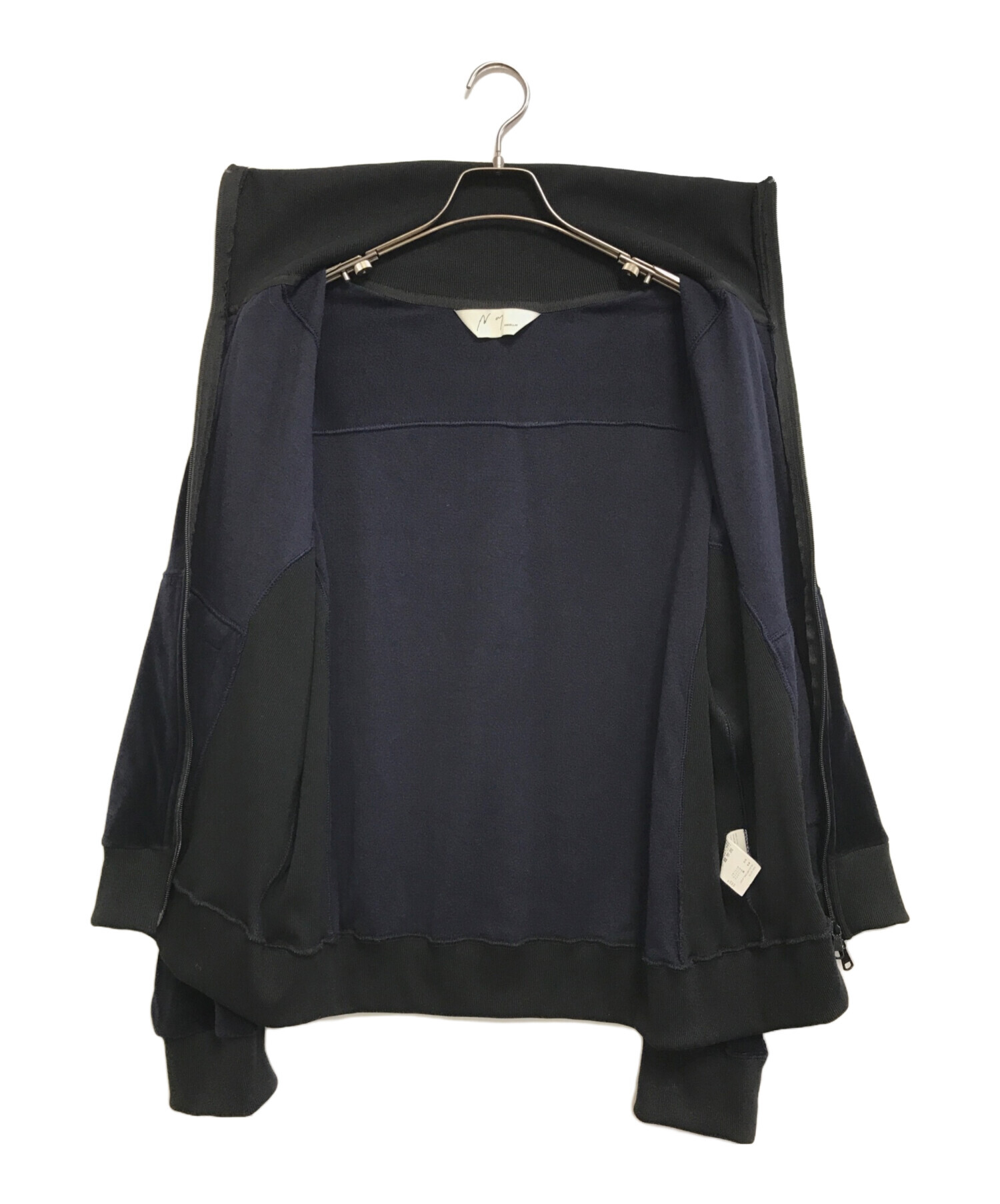 L*e様 ANCELLM VELOUR SWITCHING JACKET NAV 中古・古着通販】ANCELLM (アンセルム) VELOUR SWITCHING JACKET