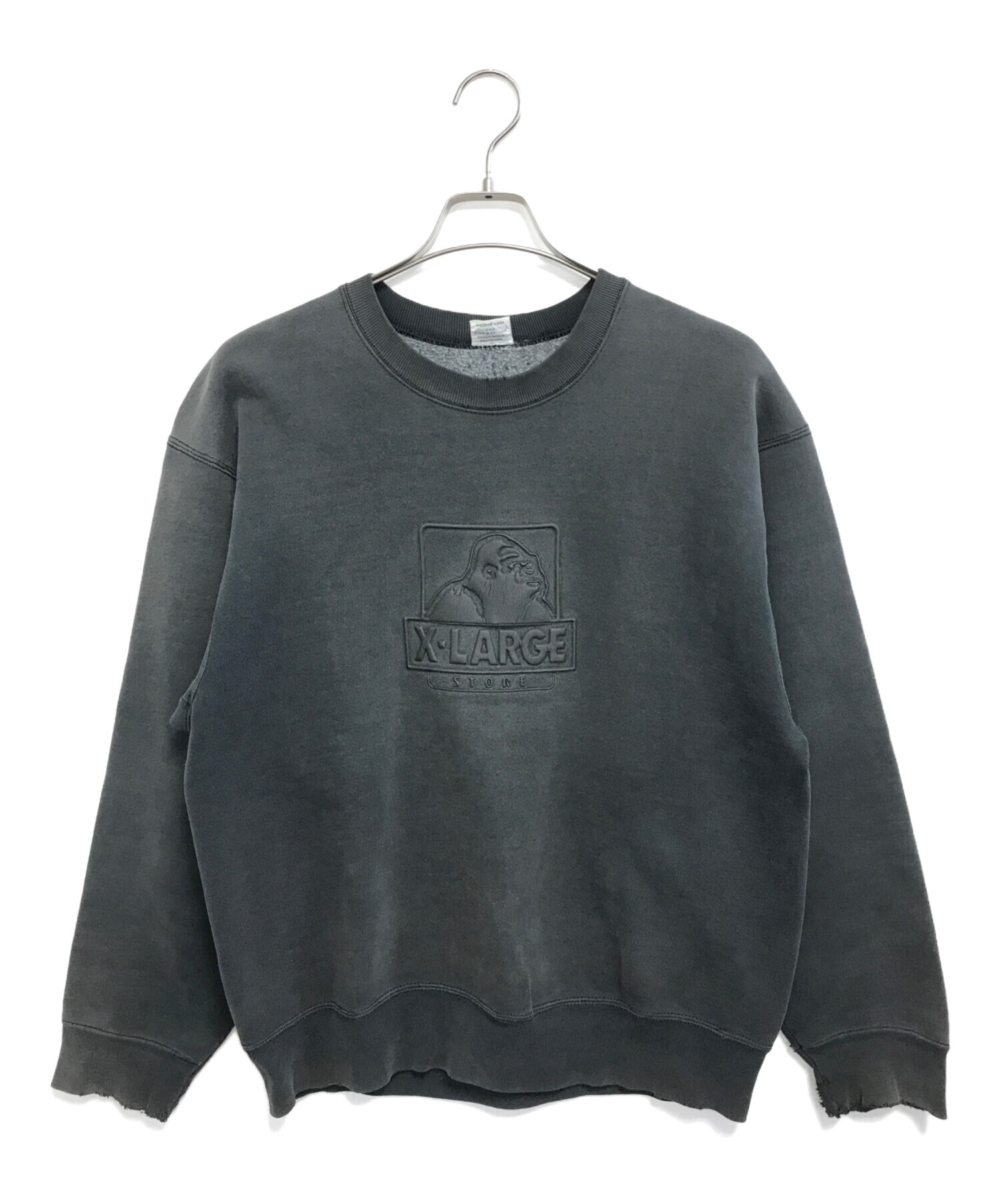 中古・古着通販】X-LARGE (エクストララージ) ロゴスウェット ブラック
