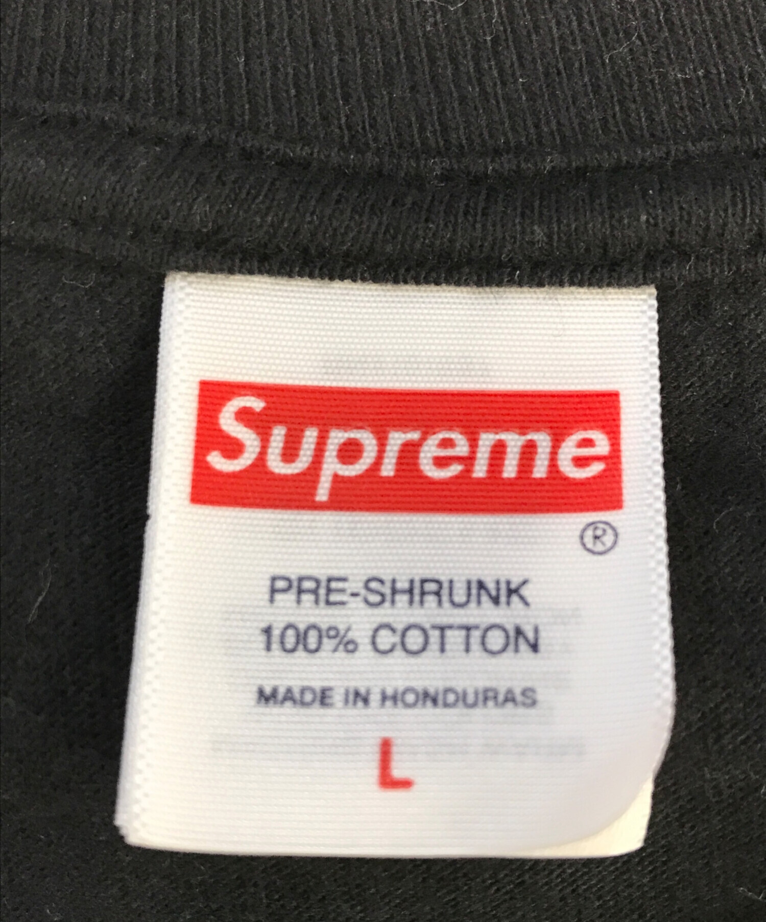 中古・古着通販】SUPREME (シュプリーム) Tシャツ ブラック サイズ:L