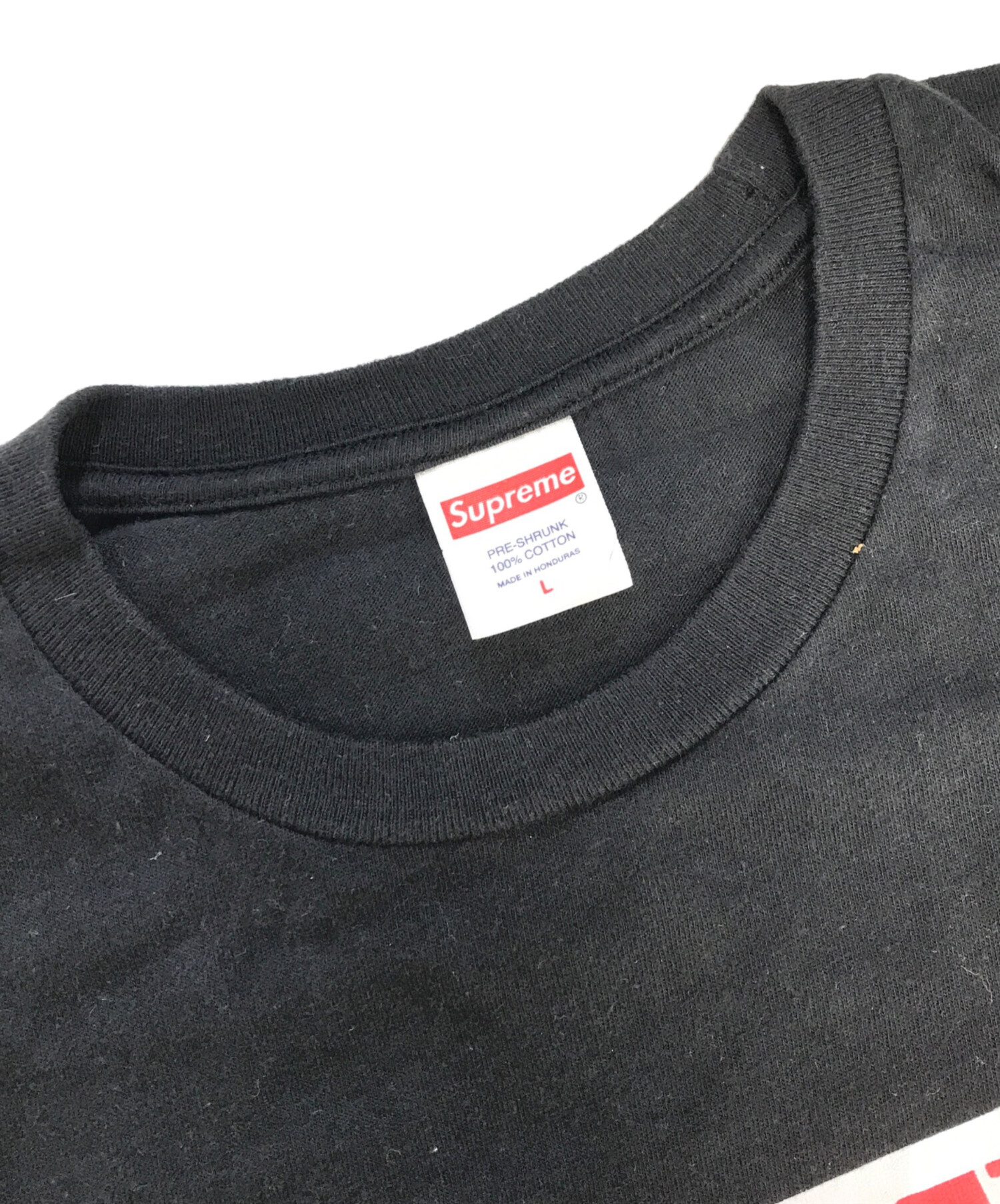 中古・古着通販】SUPREME (シュプリーム) Tシャツ ブラック サイズ:L