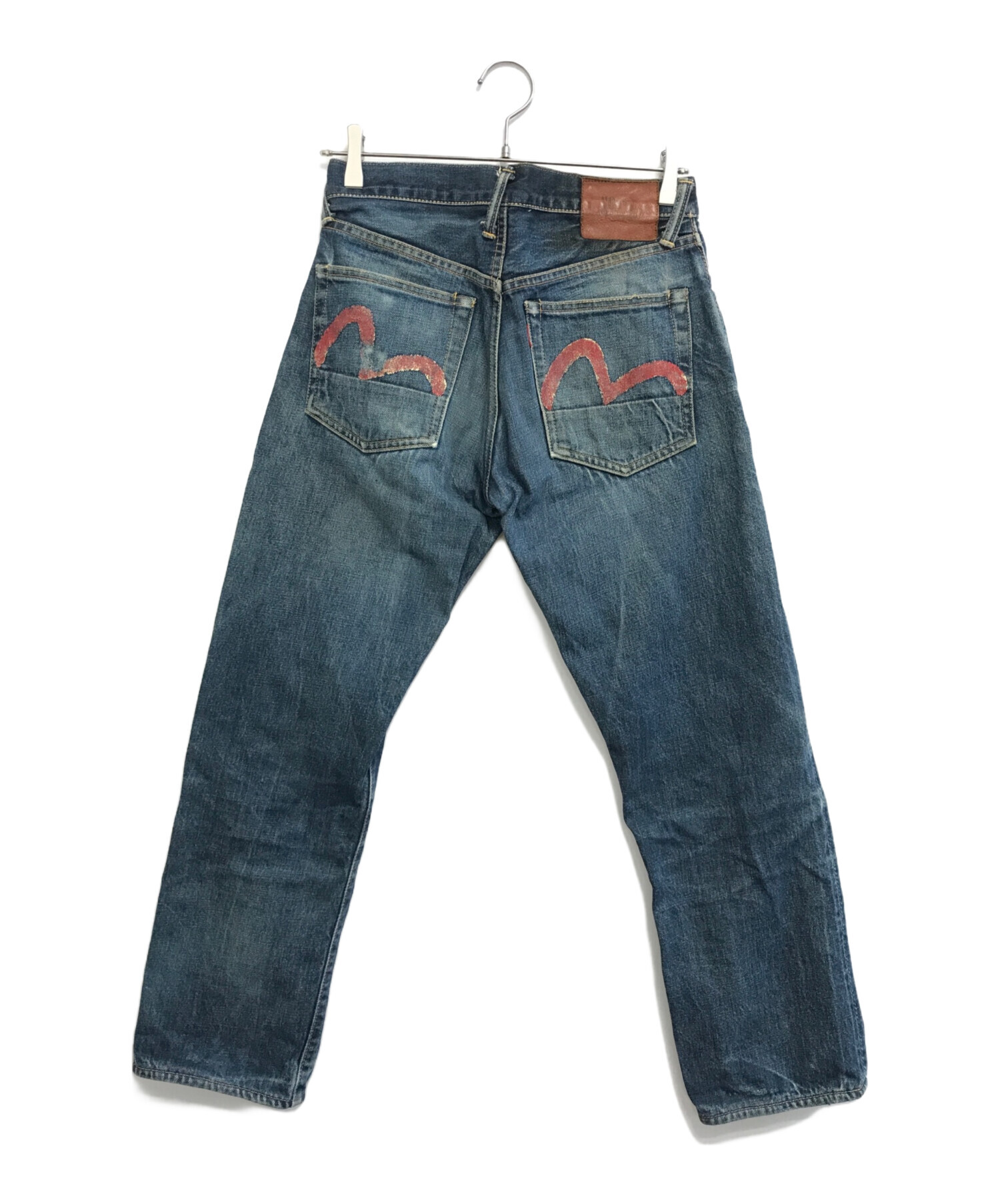 ヴィンデージ　エヴィス No.1 デニム　ヒゲ ハチノス　EVISU 中古・古着通販】EVISU (エヴィス) デニムパンツ インディゴ サイズ