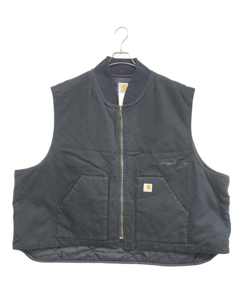 中古・古着通販】CarHartt (カーハート) ダックベスト ブラック サイズ