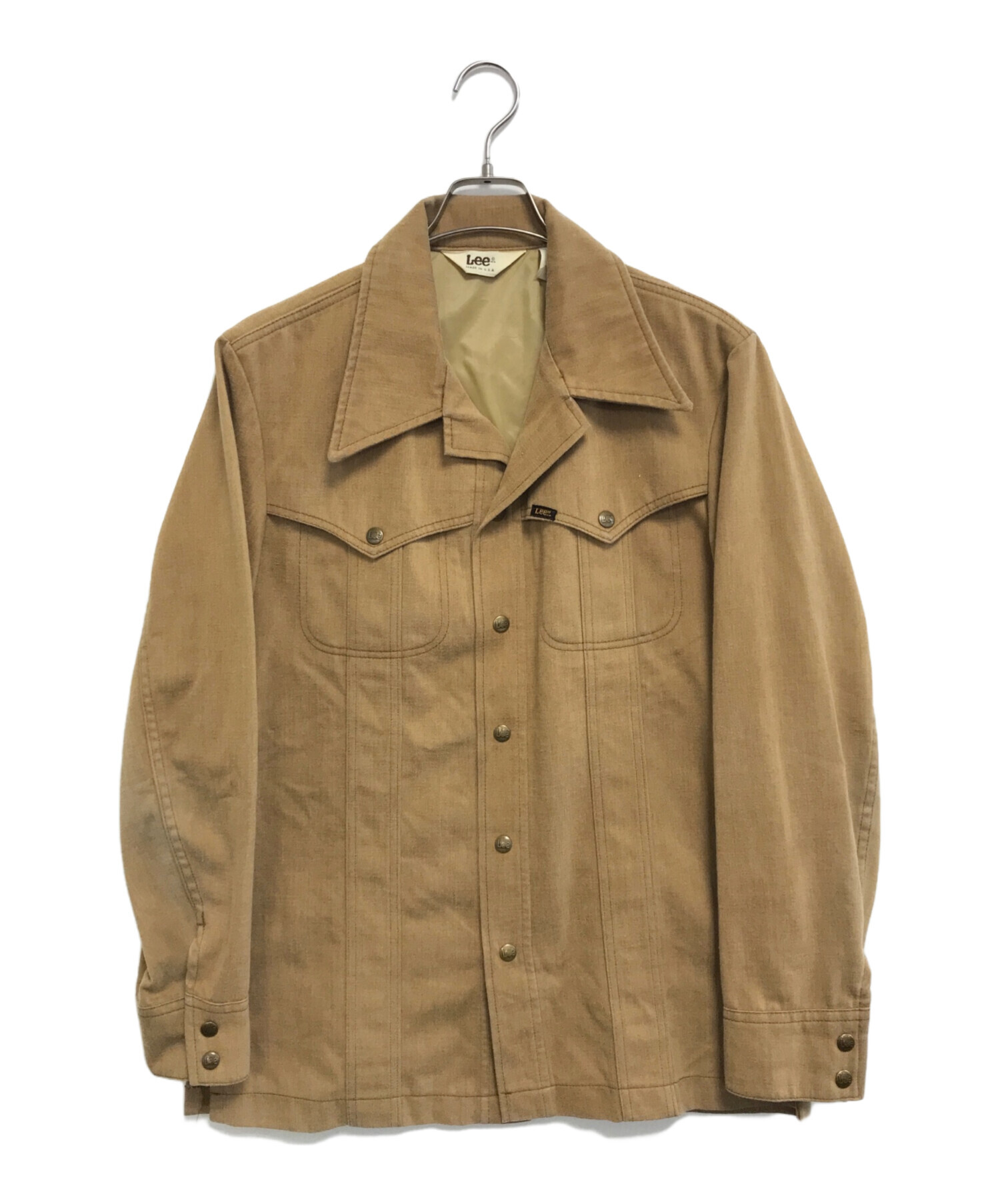 中古・古着通販】LEE (リー) ウエスタンシャツジャケット ブラウン