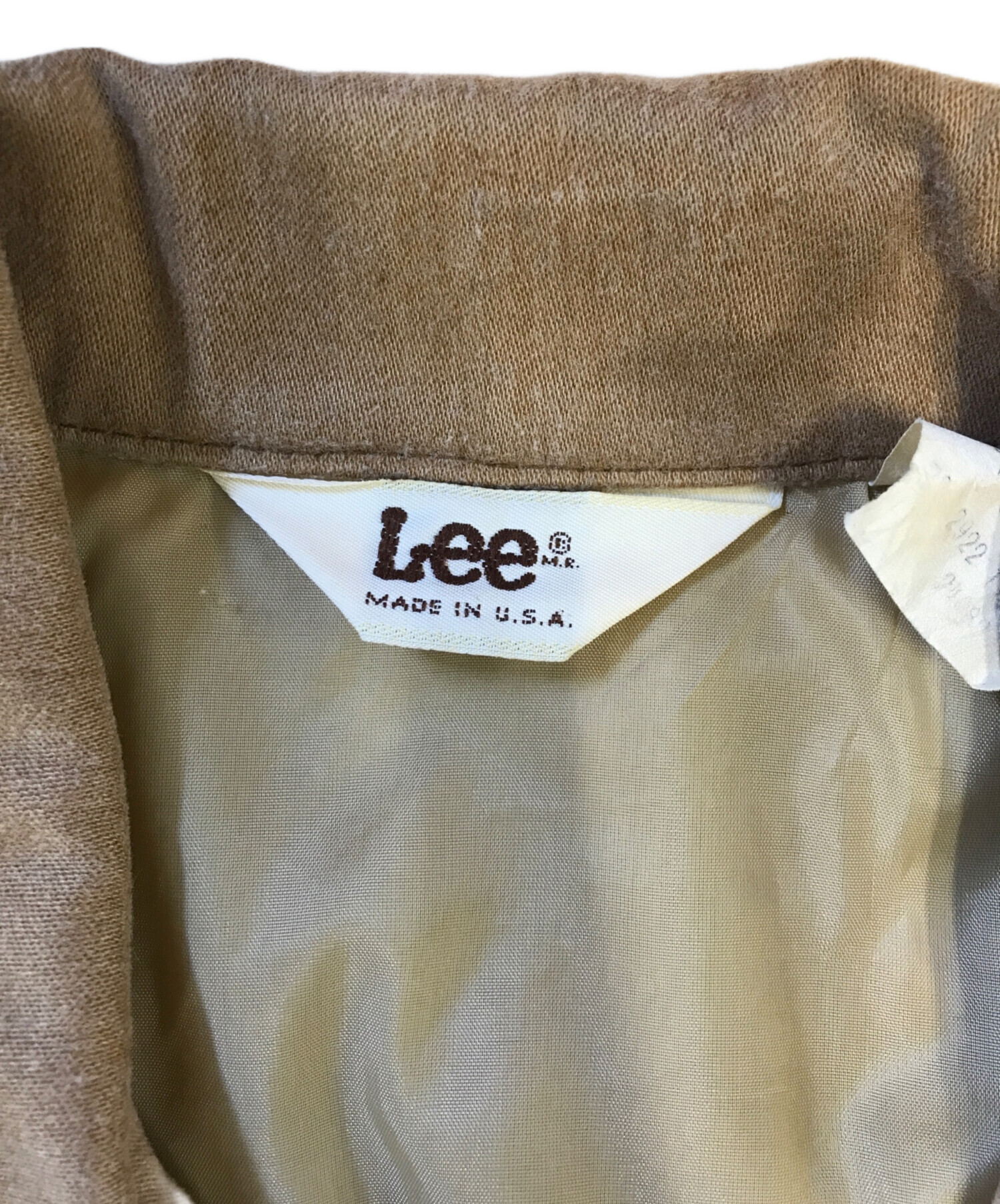 中古・古着通販】LEE (リー) ウエスタンシャツジャケット ブラウン 