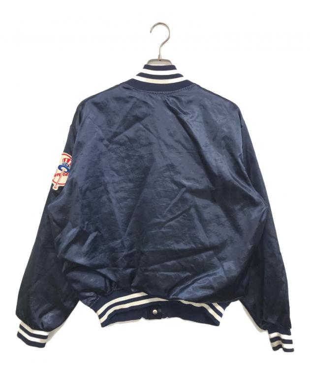 中古・古着通販】MLB (エムエルビー) スタジャン ネイビー サイズ