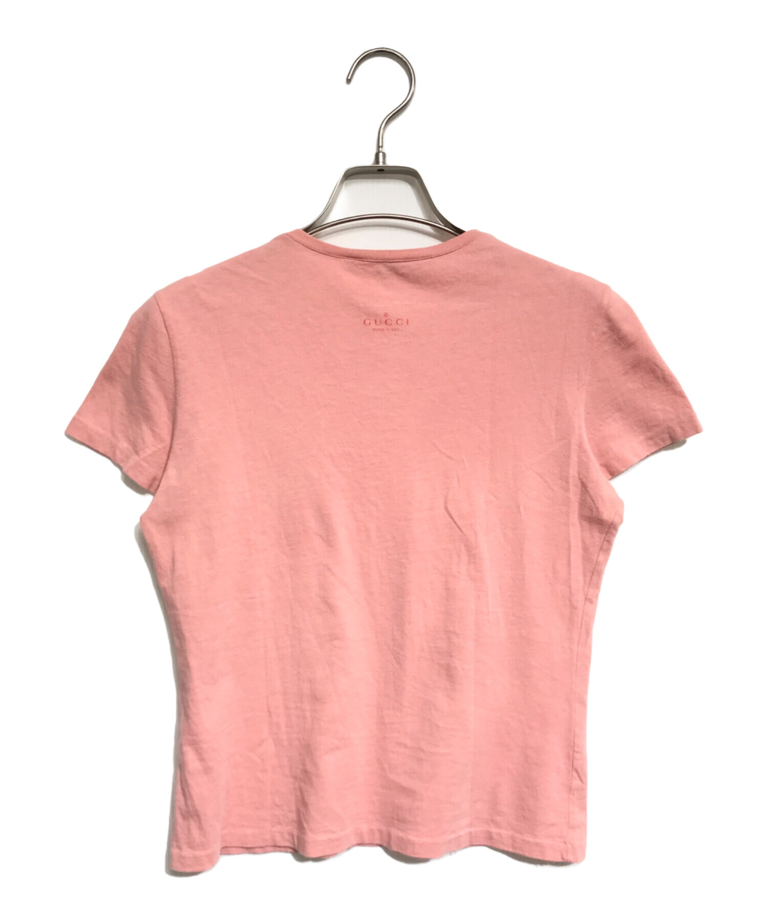 中古・古着通販】GUCCI (グッチ) Tシャツ ピンク サイズ:XS｜ブランド