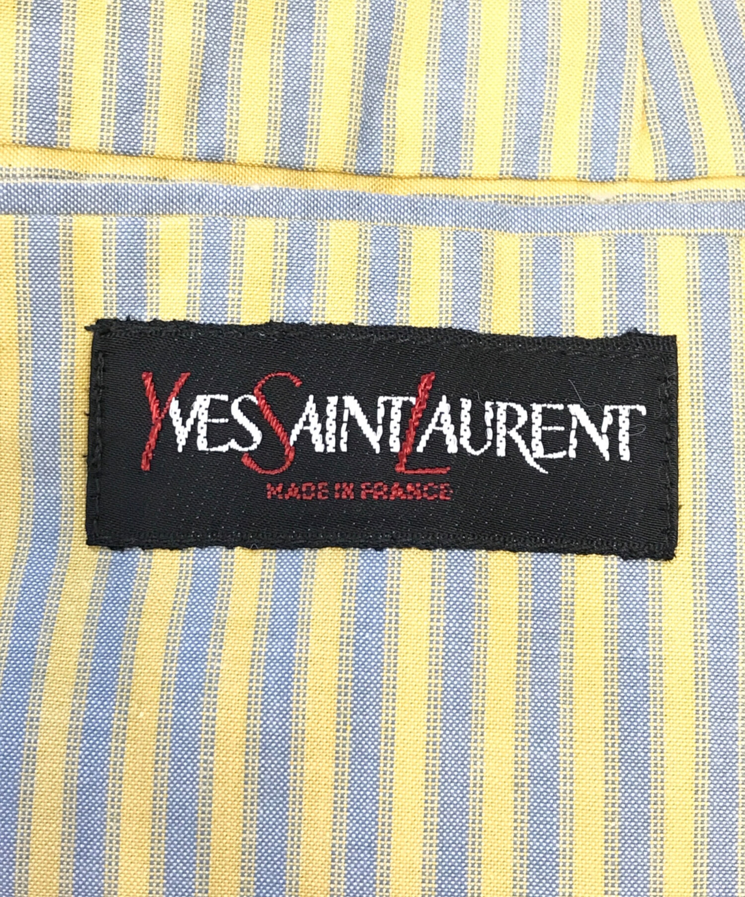 Yves Saint Laurent ストライプジャケット 中古・古着通販】Yves Saint Laurent (イヴサンローラン) ストライプ