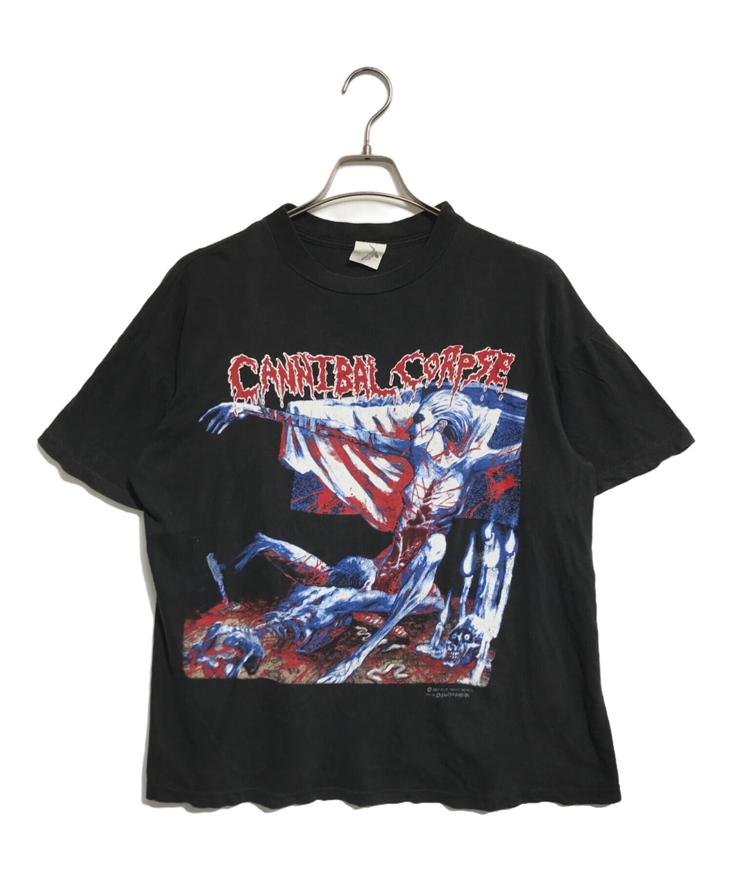 90s USA製 CANNIBAL CORPSE Tシャツ L 黒 両面プリント 中古・古着通販】バンドTシャツ (バンドTシャツ) 90s CANNIBAL CORPSE