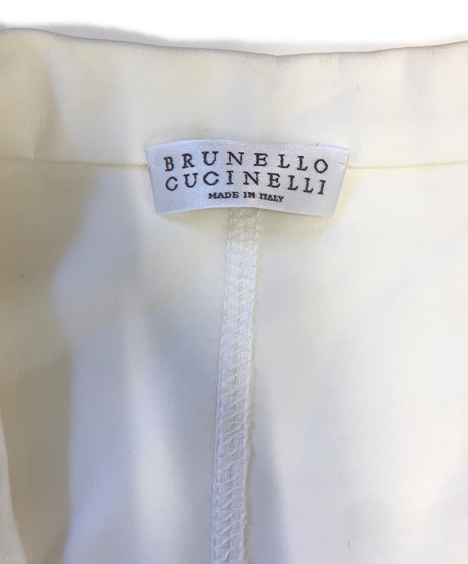 中古・古着通販】BRUNELLO CUCINELLI (ブルネロクチネリ) 異素材切替