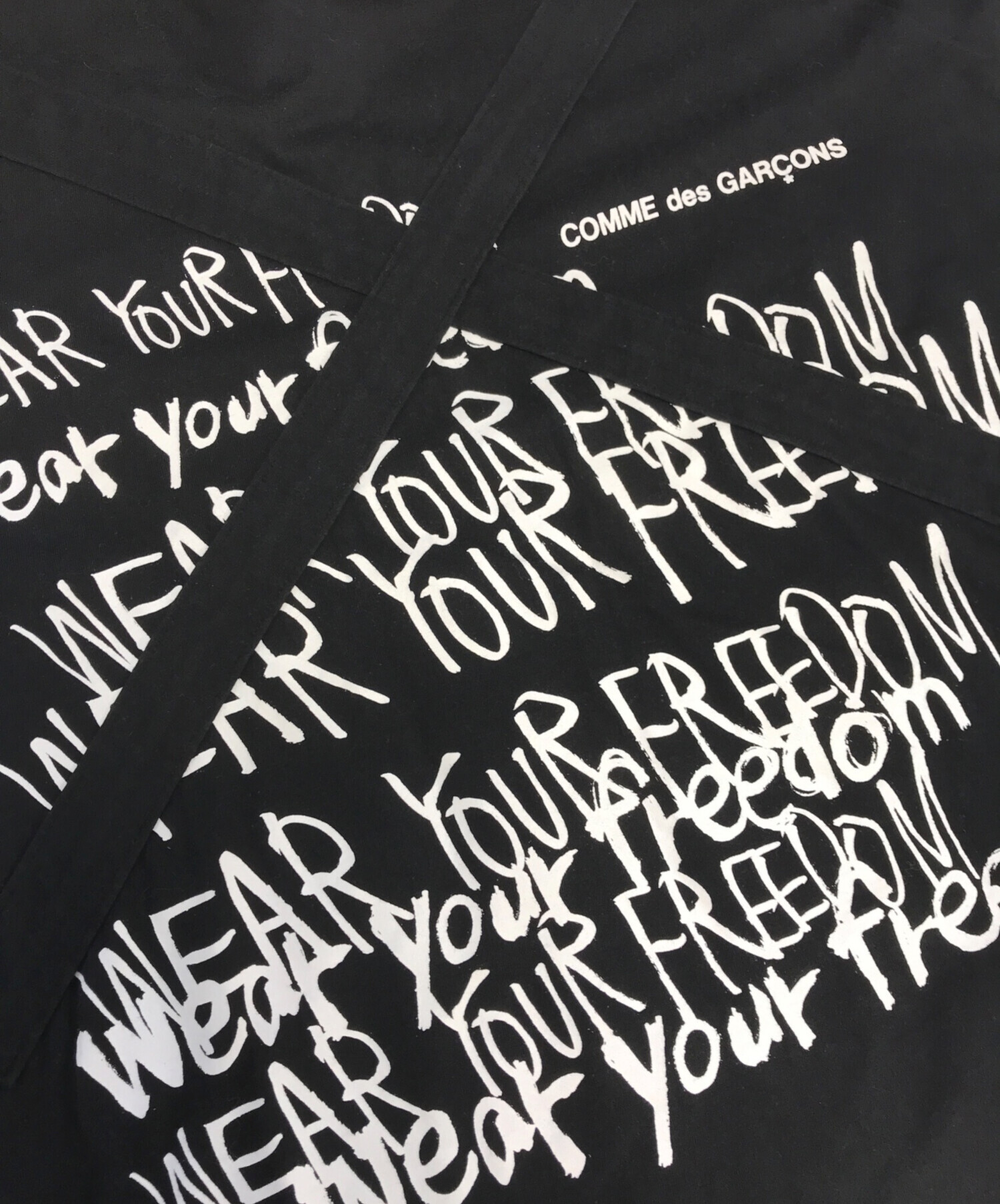 COMME des GARCONS メッセージプリントカットソー ロンT 中古・古着通販】COMME des GARCONS (コムデギャルソン) メッセージ