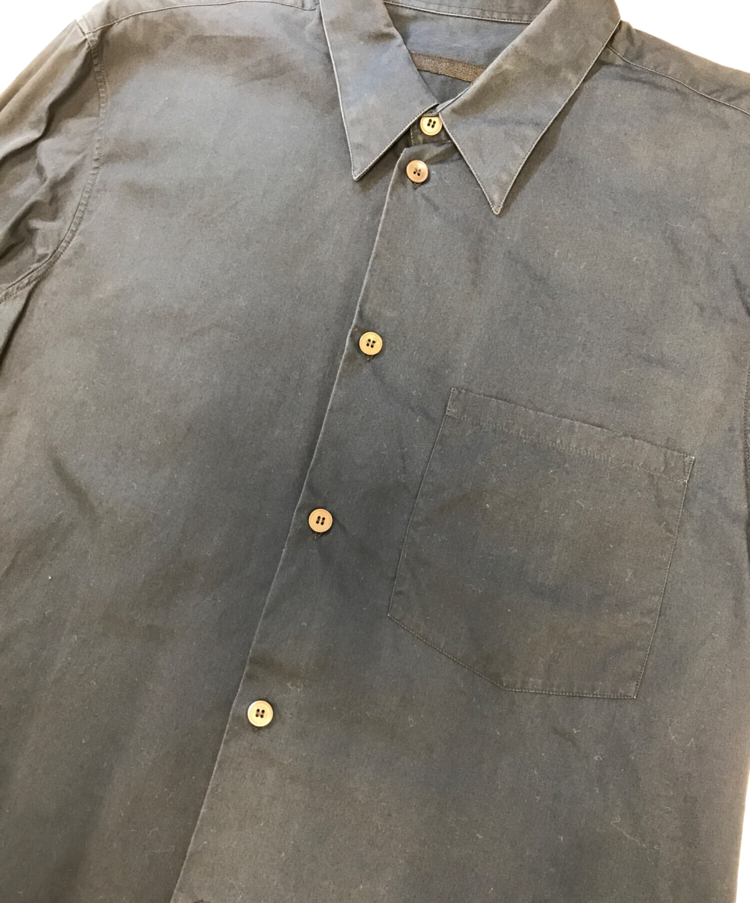 中古・古着通販】HELMUT LANG (ヘルムートラング) 長袖シャツ ネイビー