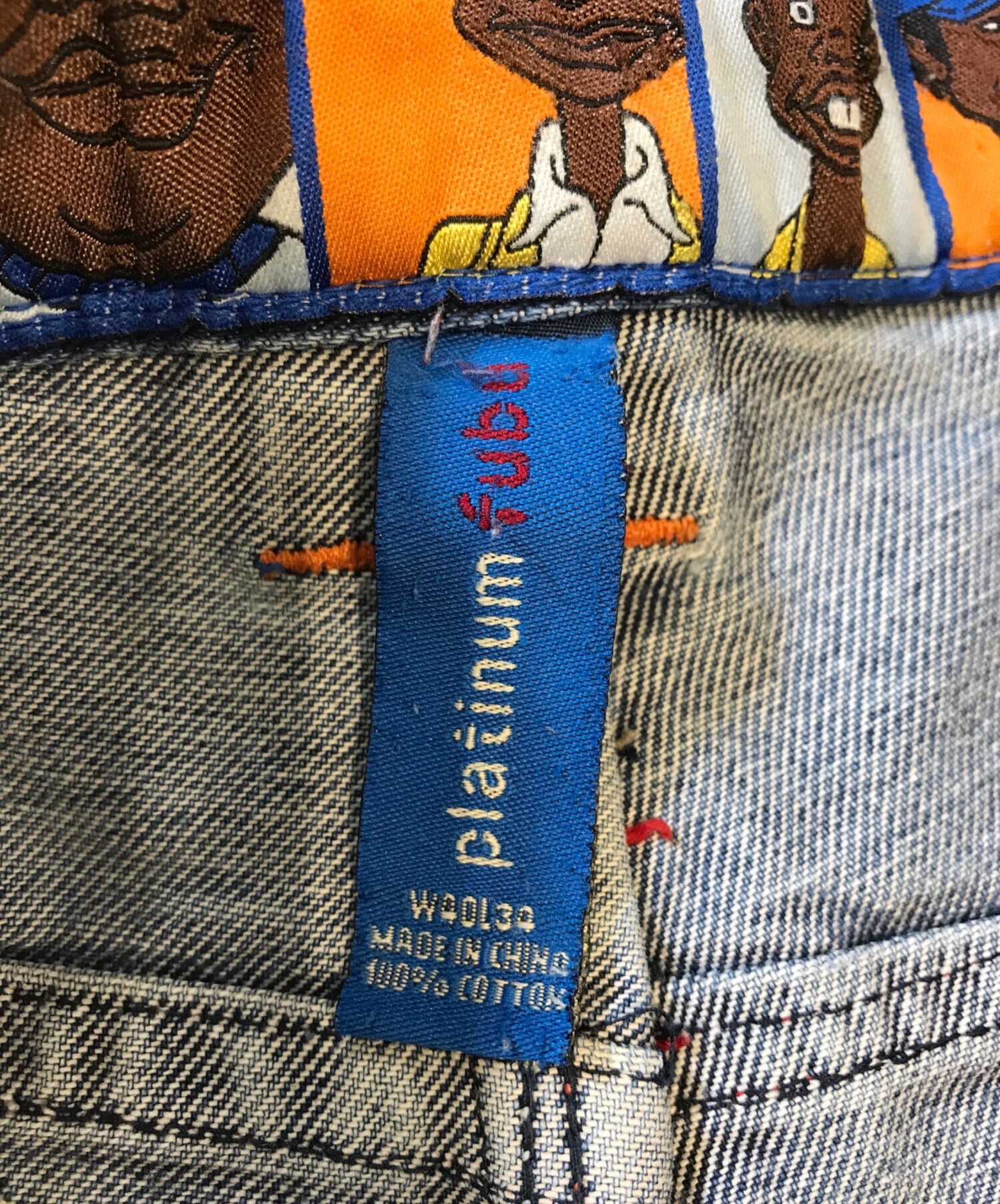 中古・古着通販】PLATINUM FUBU (プラチナムフブ) デニムパンツ