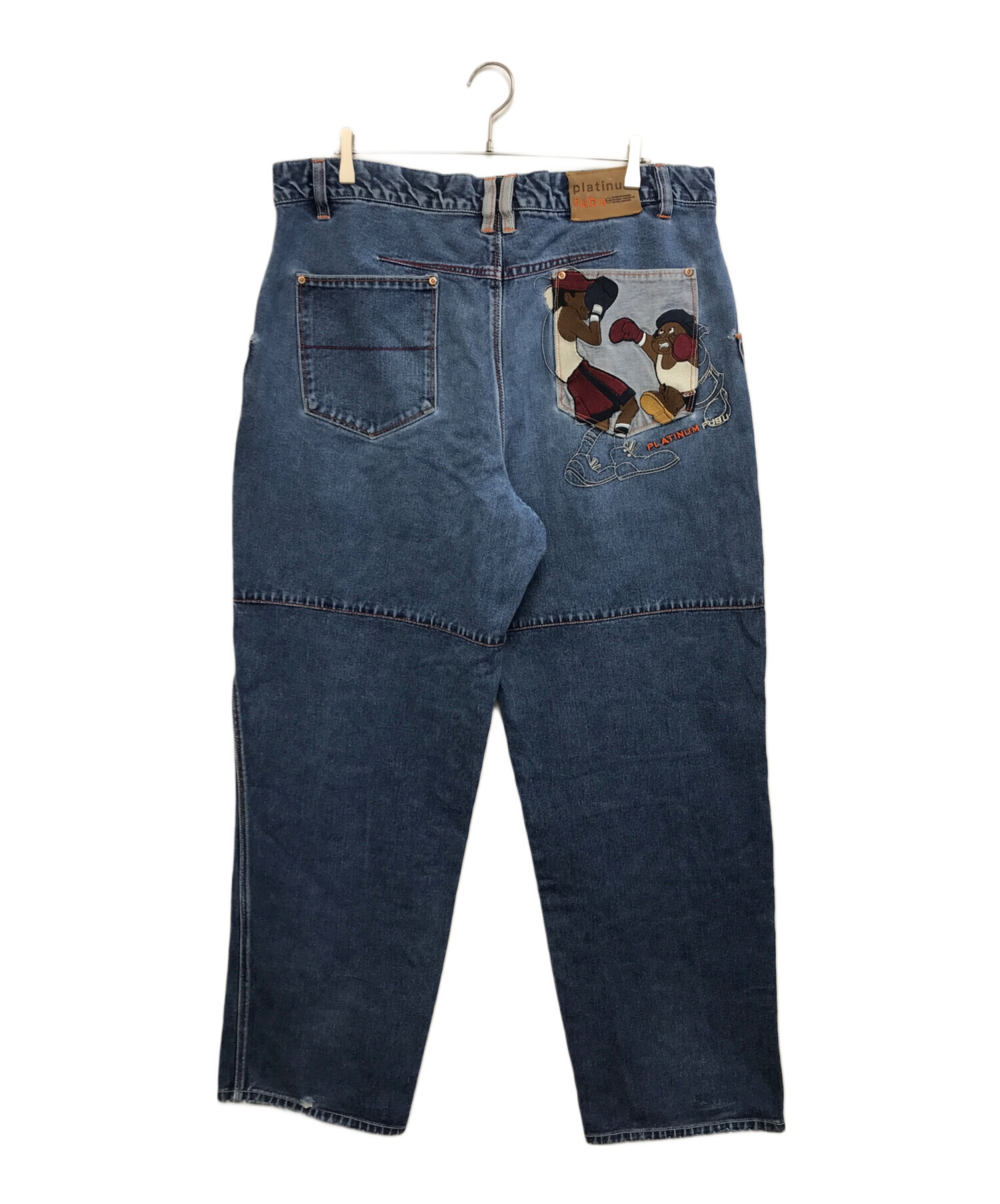 カルビ　PLATINUM FUBU　プラティナムフブ　デニムパンツ　W42 中古・古着通販】PLATINUM FUBU (プラチナムフブ) デニムパンツ
