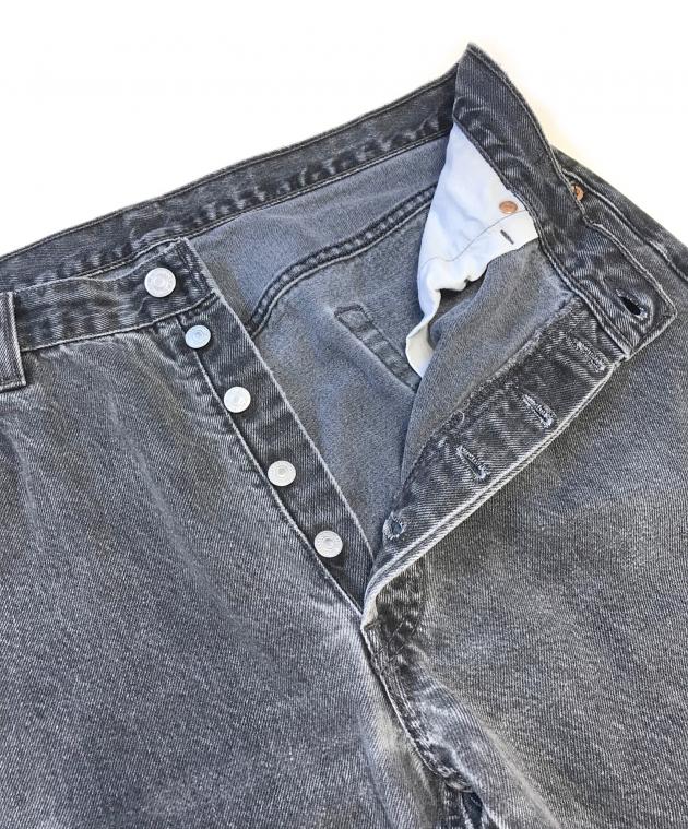 中古・古着通販】LEVI'S (リーバイス) 501後染ブラックデニムパンツ
