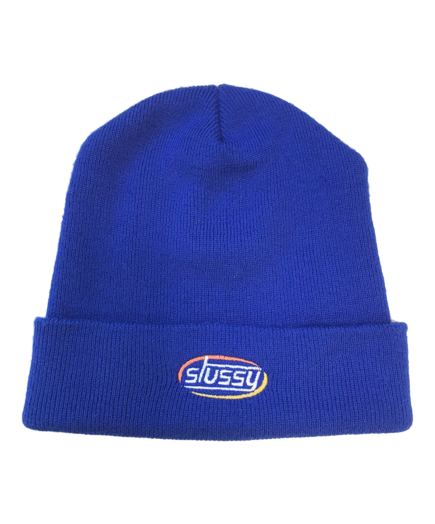 中古・古着通販】stussy (ステューシー) ニット帽 ブルー サイズ:表記