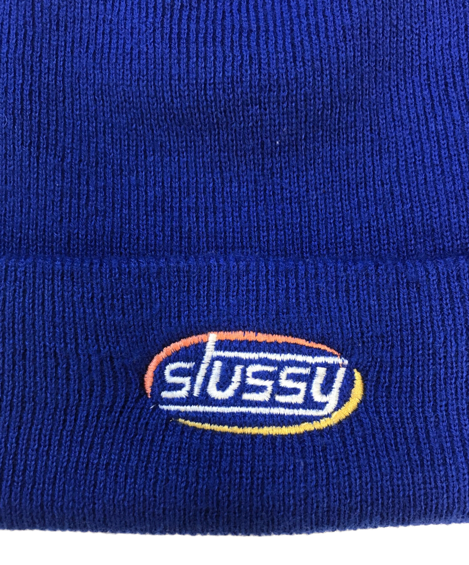 中古・古着通販】stussy (ステューシー) ニット帽 ブルー サイズ:表記