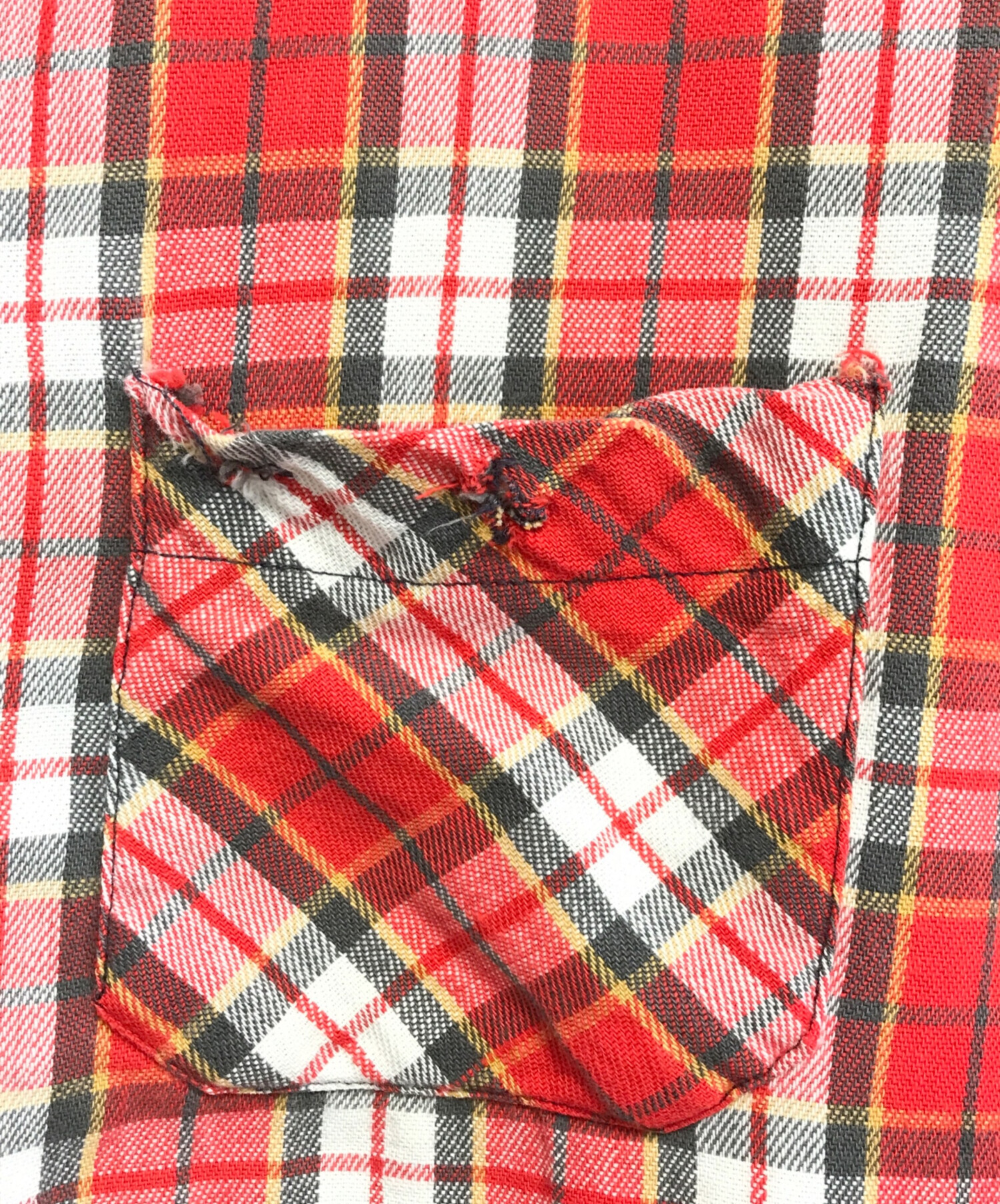 中古・古着通販】KING LOUIE (キングルイ) チェックネルシャツ レッド