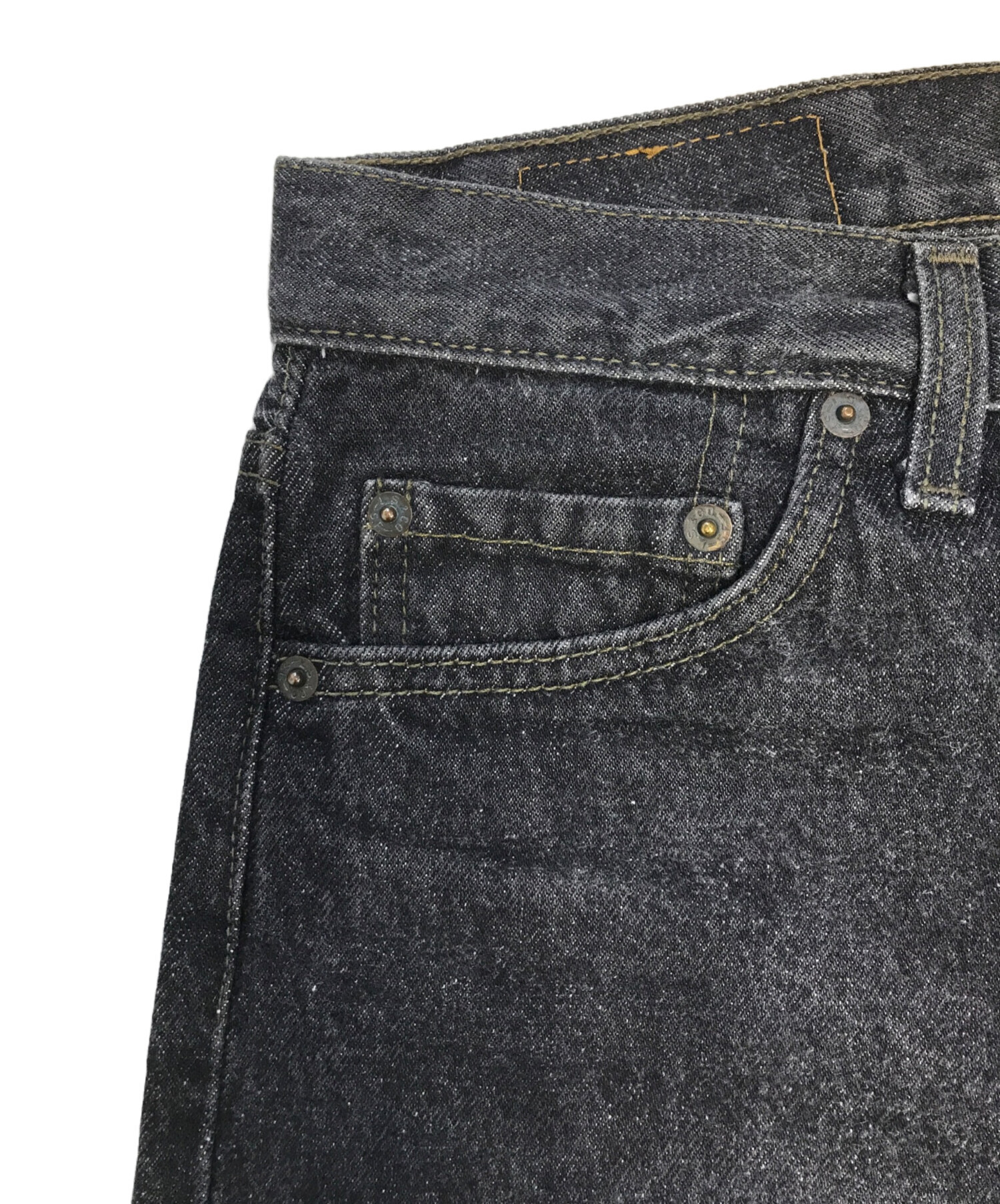 中古・古着通販】LEVI'S (リーバイス) 501 先染めブラックデニム