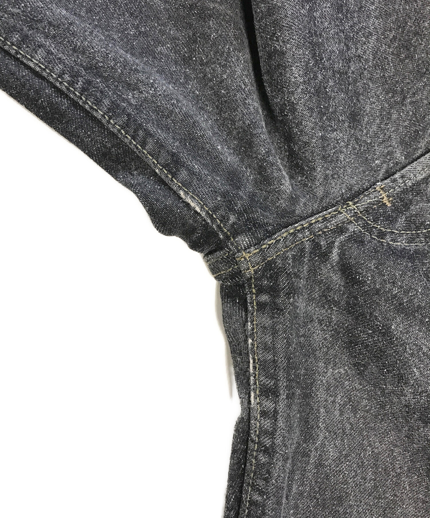 中古・古着通販】LEVI'S (リーバイス) 501 先染めブラックデニム