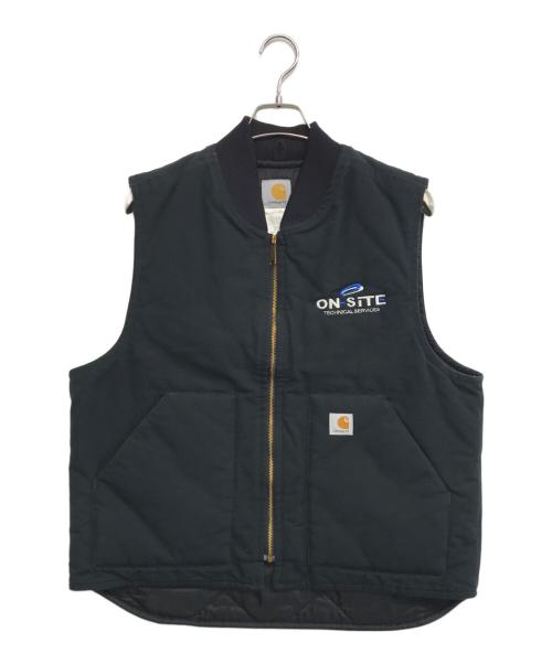 中古・古着通販】CarHartt (カーハート) ダックベスト ブラック サイズ