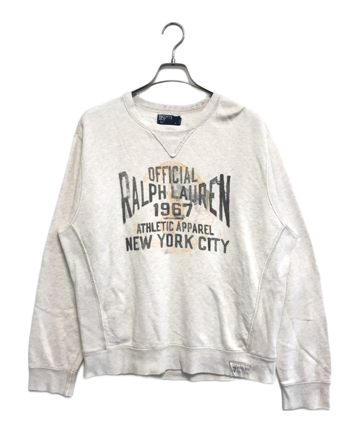 ラルフローレン　スウェット　グレー 中古・古着通販】POLO RALPH LAUREN (ポロ・ラルフローレン) 前v