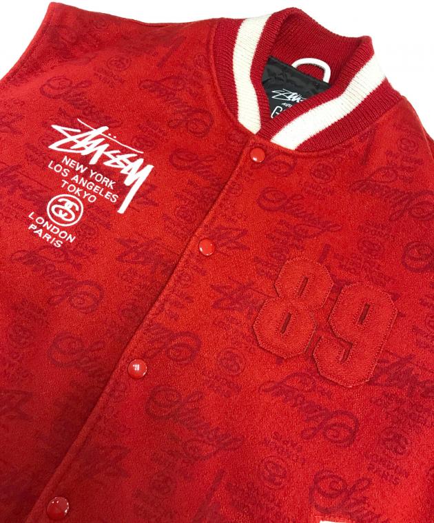 中古・古着通販】stussy (ステューシー) ワールドツアースタジャン
