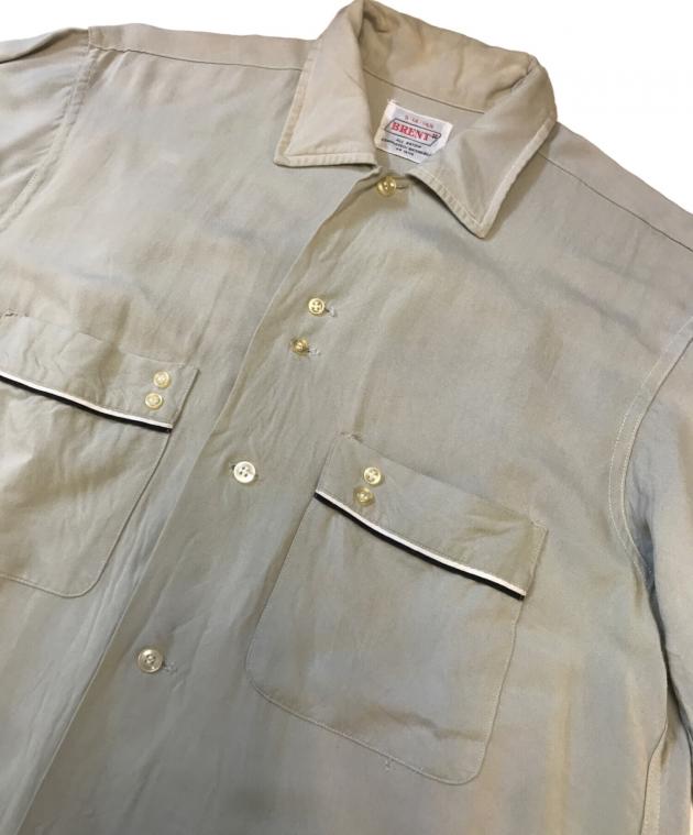 中古・古着通販】BRENT (ブレント) ヴィンテージレーヨンシャツ グレー