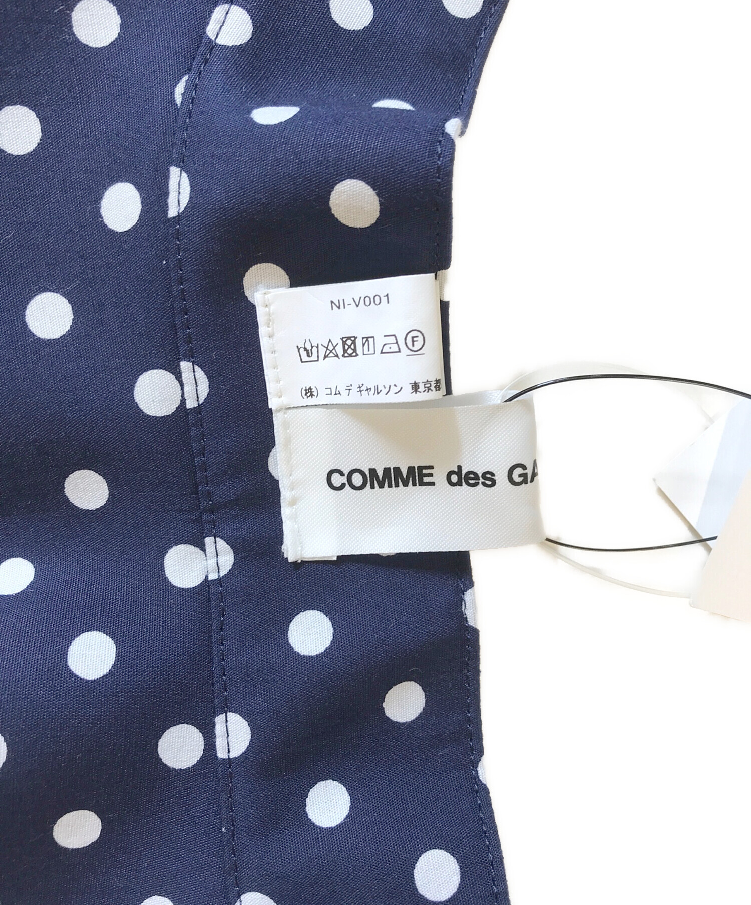 COMME des GARCONS GIRL ドット柄 サスペンダー COMME des GARCONS