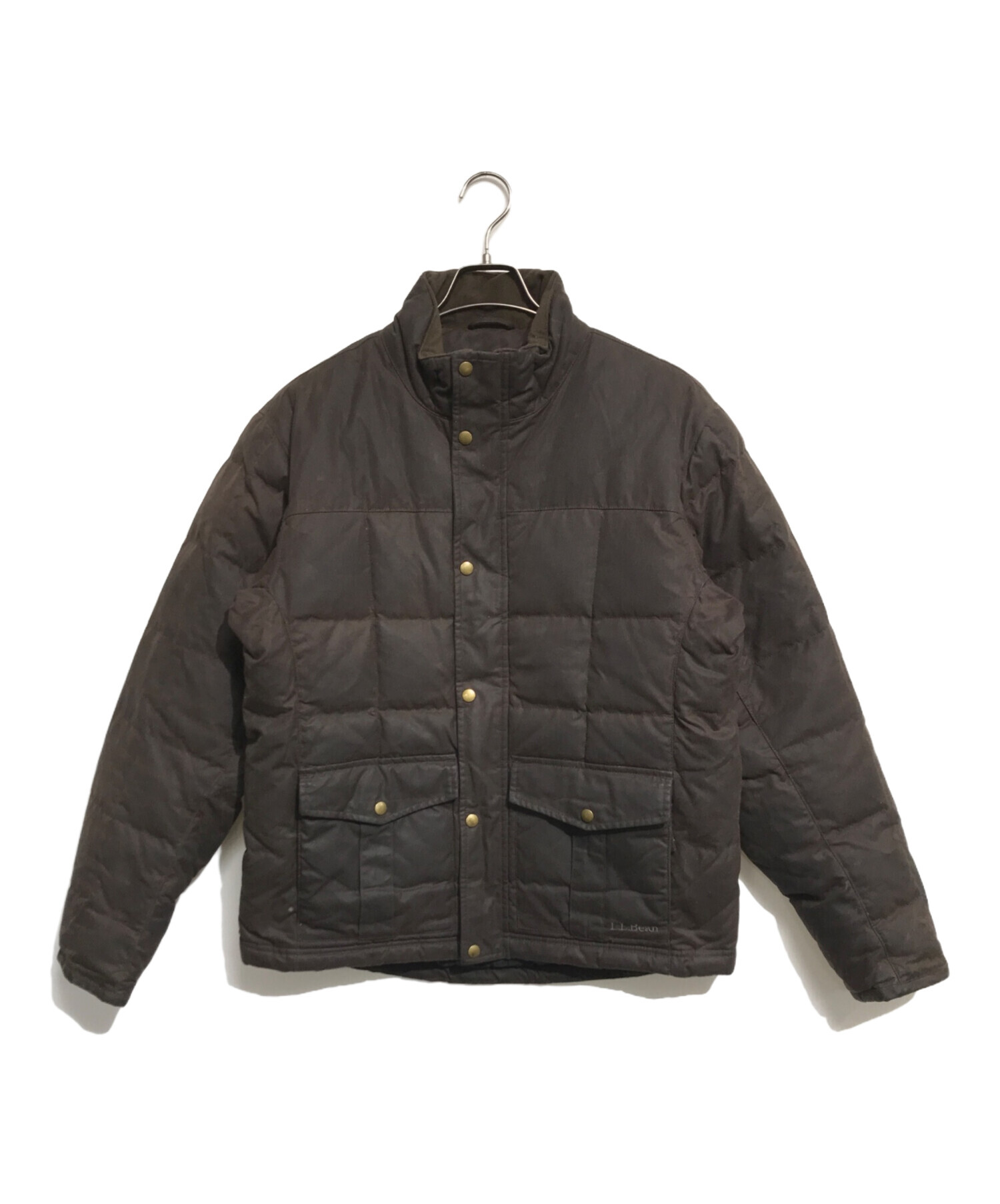 エルエルビーン　オイルジャケット　ミリタリー肘当て付き 中古・古着通販】L.L.Bean (エルエルビーン) オイルド中綿ジャケット