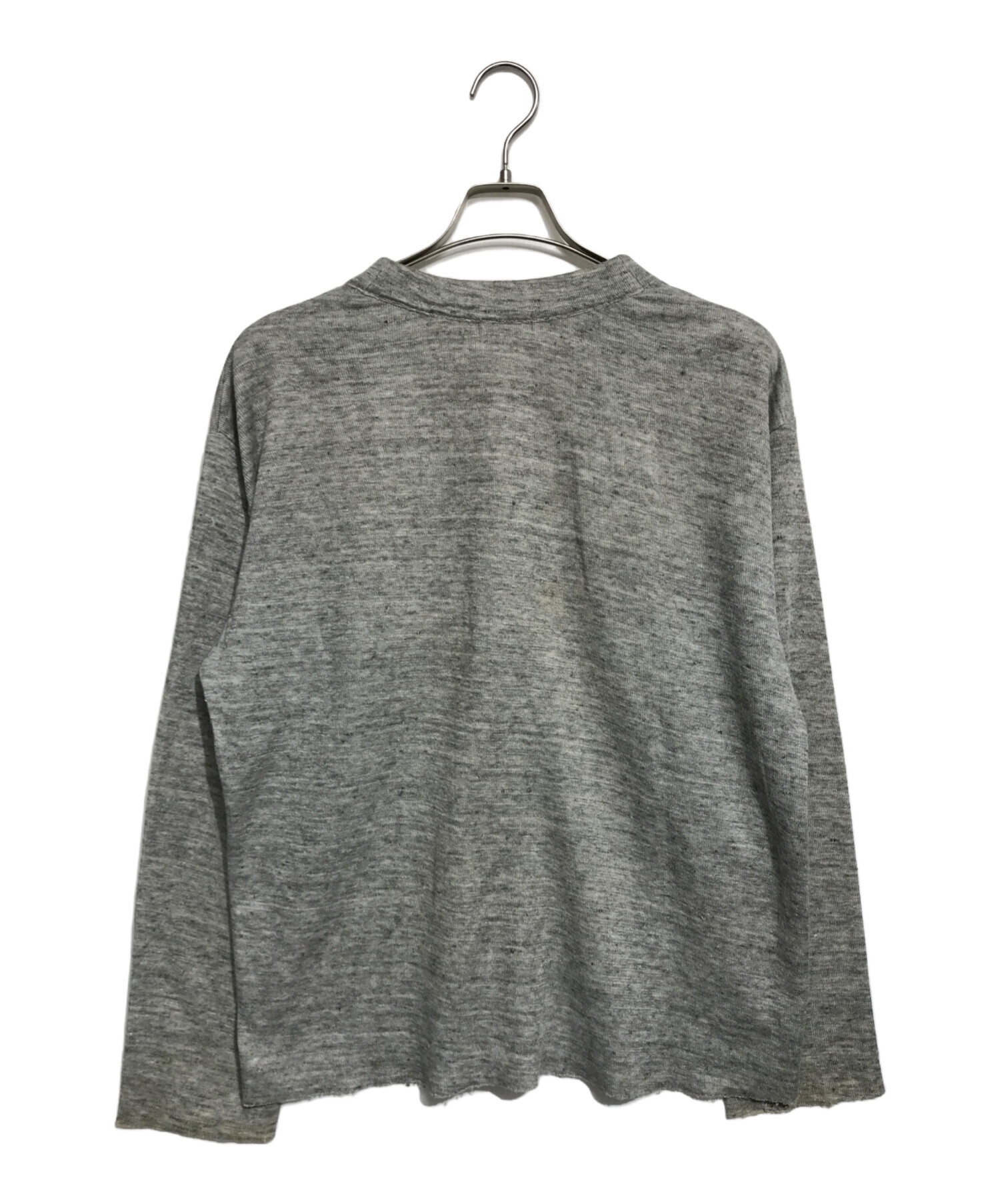 COMME des GARÇONS SHIRT グレー カーディガン リネン 中古・古着通販】COMME des GARCONS HOMME (コムデギャルソン オム