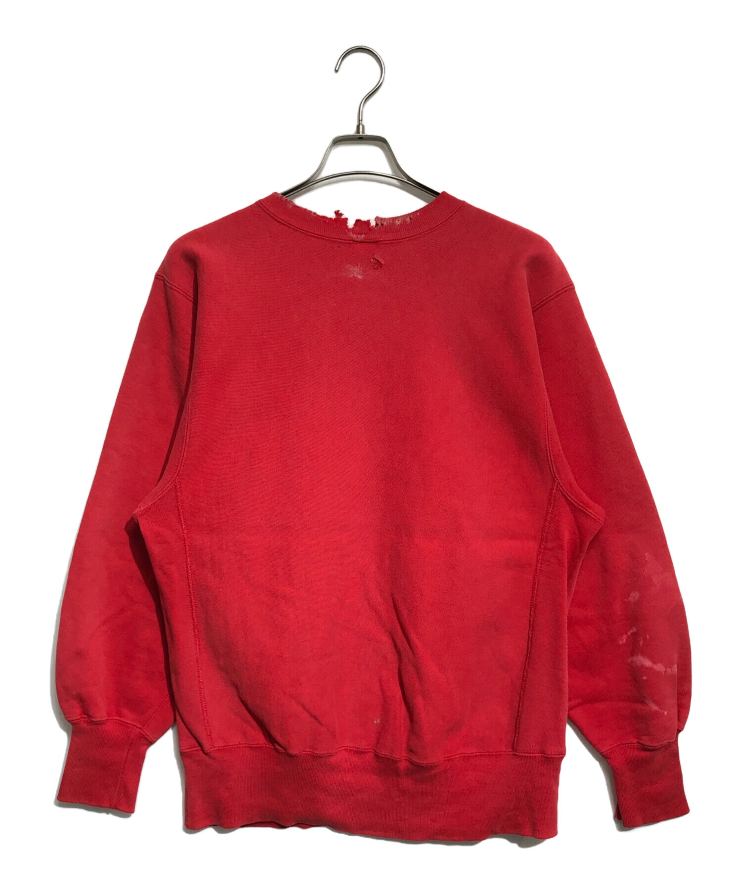 90s リバースウィーブChampion X-Large レッド スウェット 中古・古着通販】Champion (チャンピオン) リバースウィーブスウェット