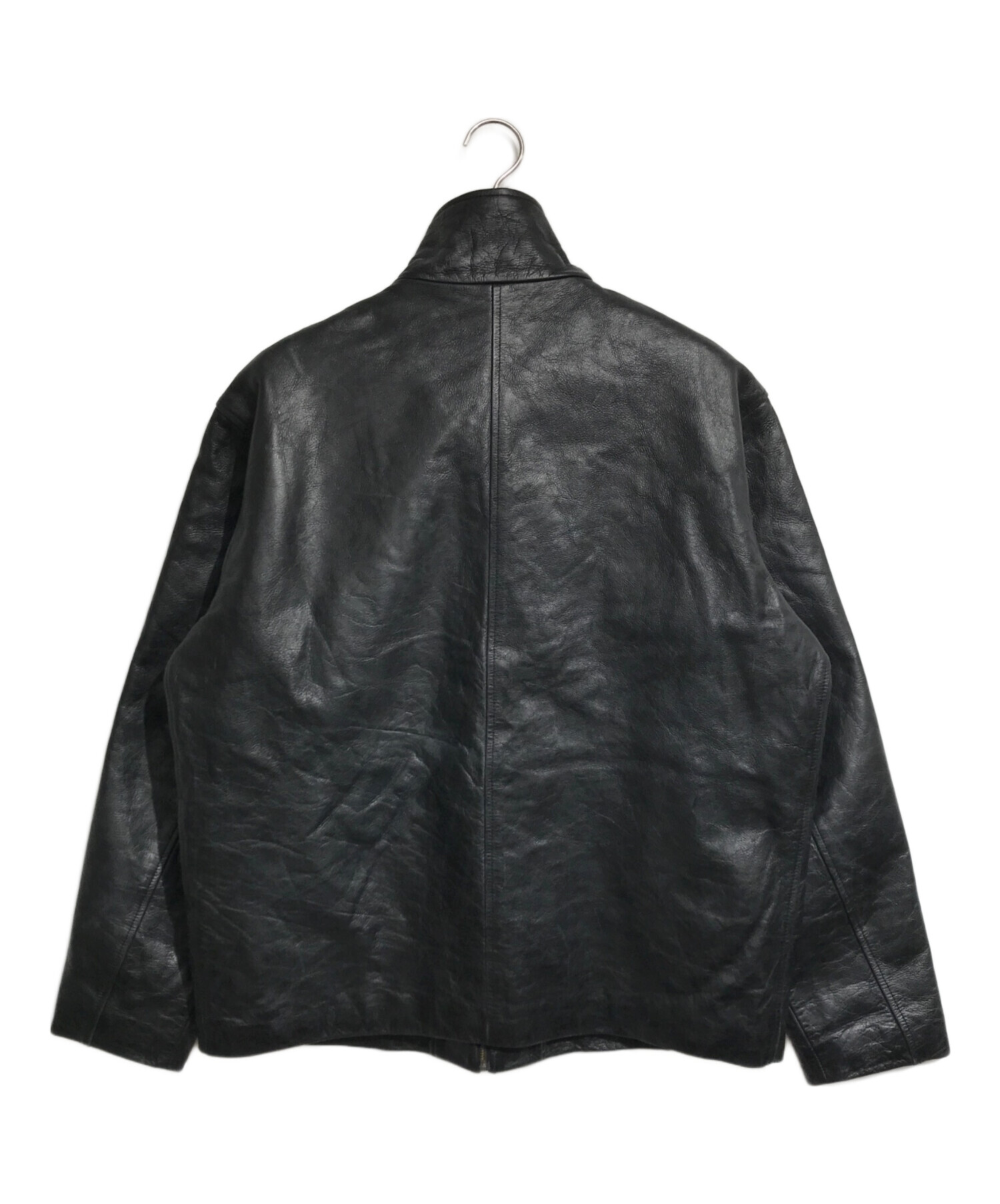 中古・古着通販】GAP (ギャップ) レザージャケット ブラック サイズ:L