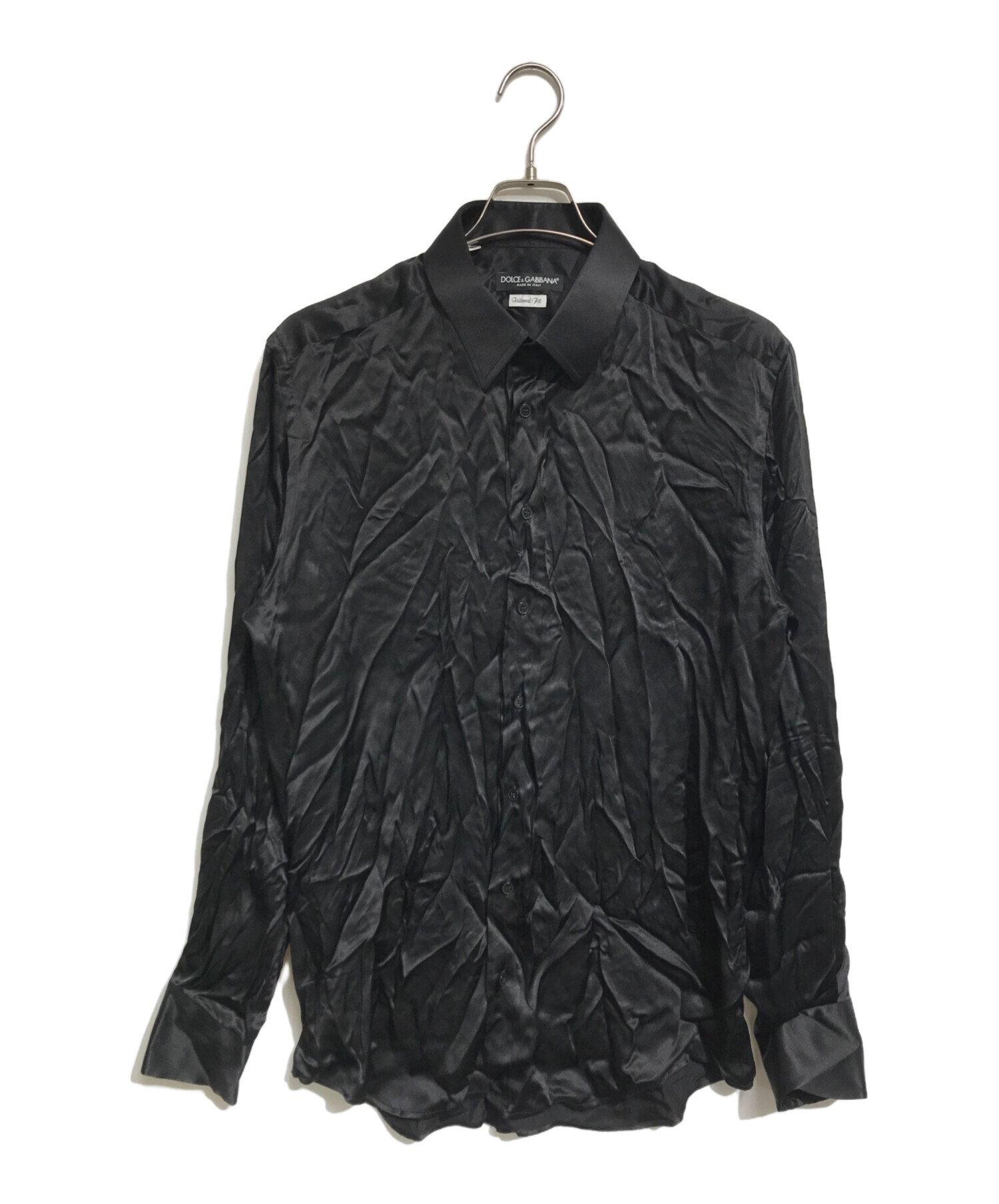 90s DOLCE&GABBANA シルクソリッドシャツ 名作 初期 中古・古着通販】DOLCE & GABBANA (ドルチェ＆ガッバーナ) シルク