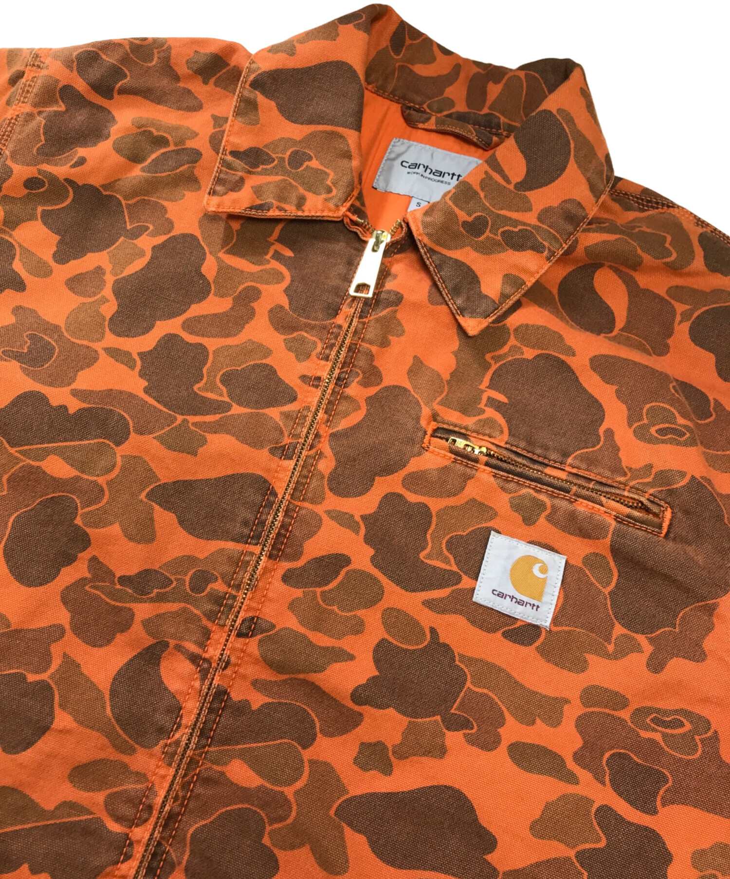 中古・古着通販】CarHartt (カーハート) DUCK Detroit jacket オレンジ