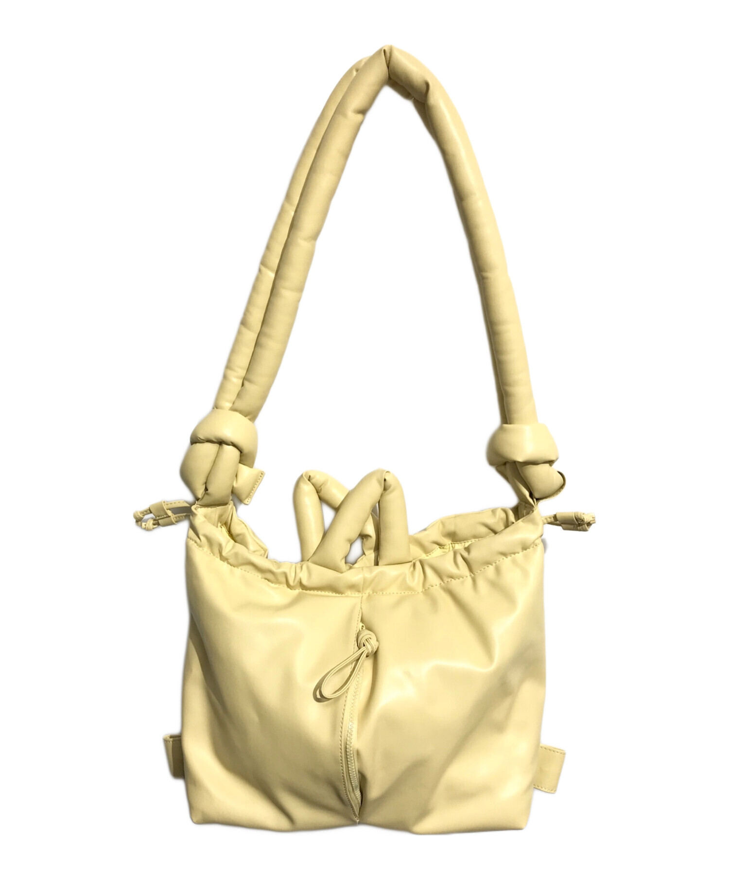 OLEND ショルダーバッグ イエロー 中古・古着通販】olend (オレンド) 2WAYショルダーバッグ イエロー