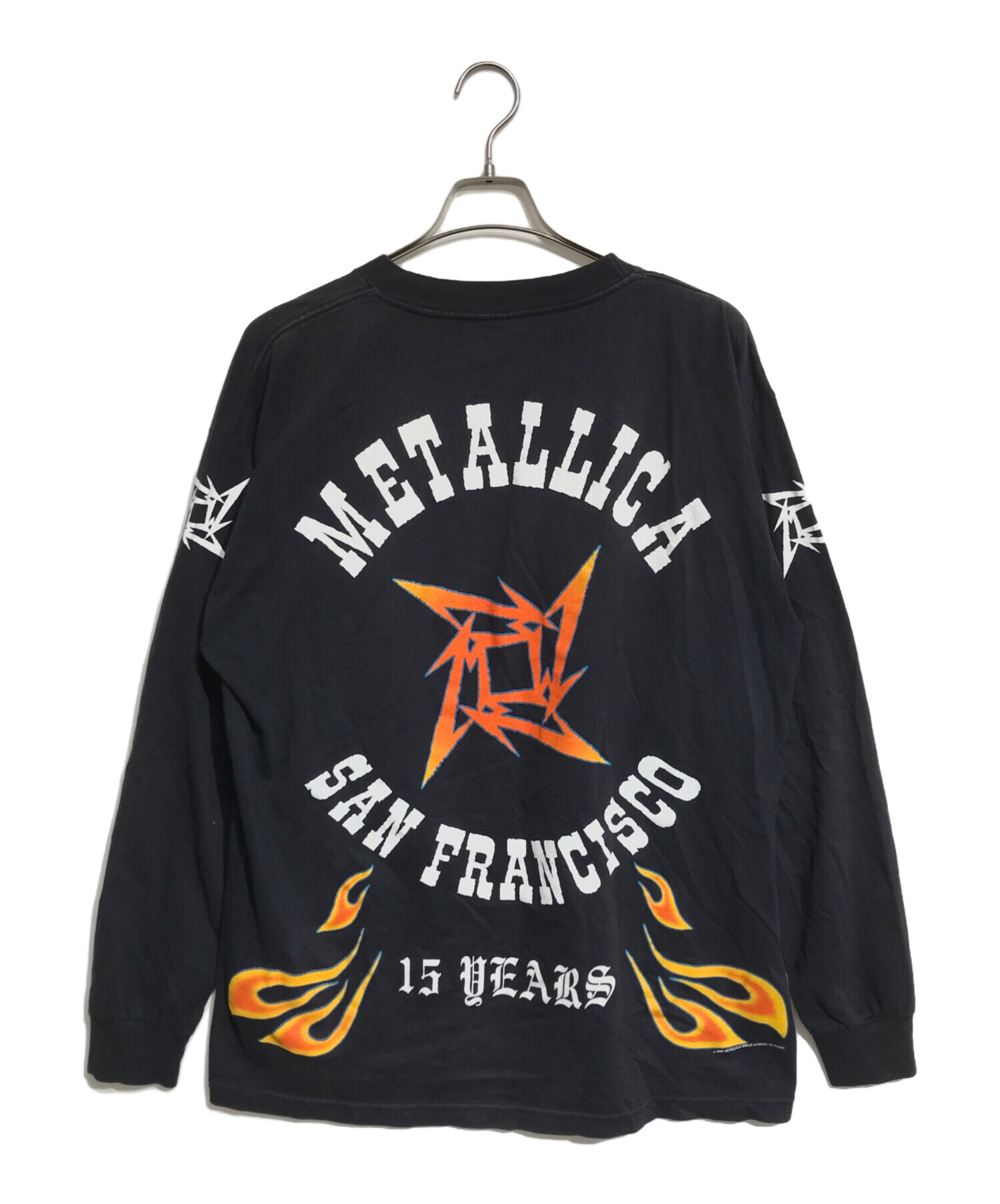 中古・古着通販】バンドロングスリーブTシャツ (バンドロングスリーブT 