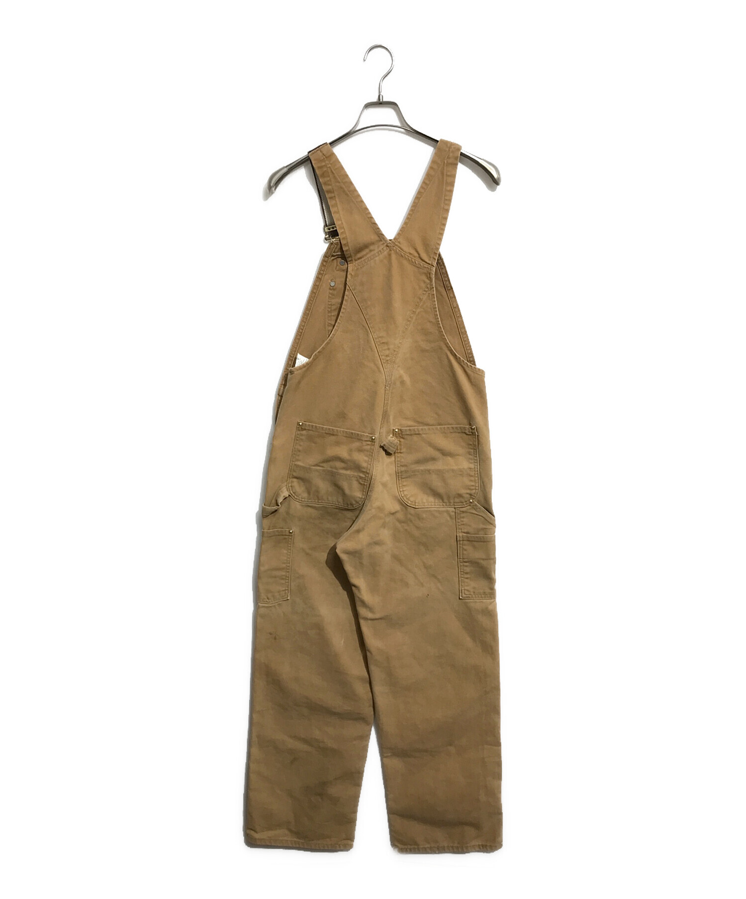 Carhartt オーバーオール カーキ 中古・古着通販】CarHartt (カーハート) オーバーオール カーキ サイズ