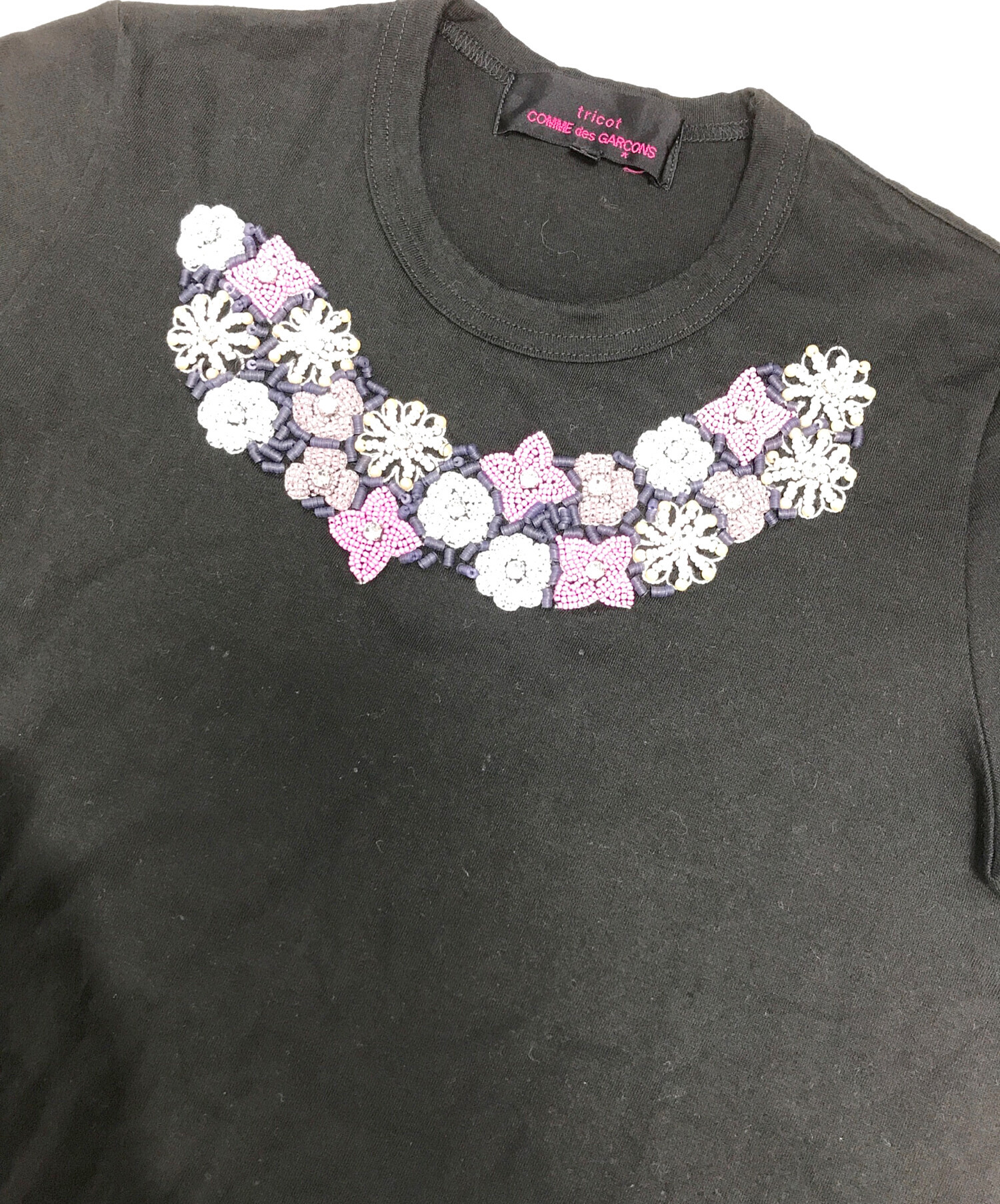 【深夜tricot COMME des GARCONS】ウールTシャツ 中古・古着通販】tricot COMME des GARCONS (トリココムデギャルソン