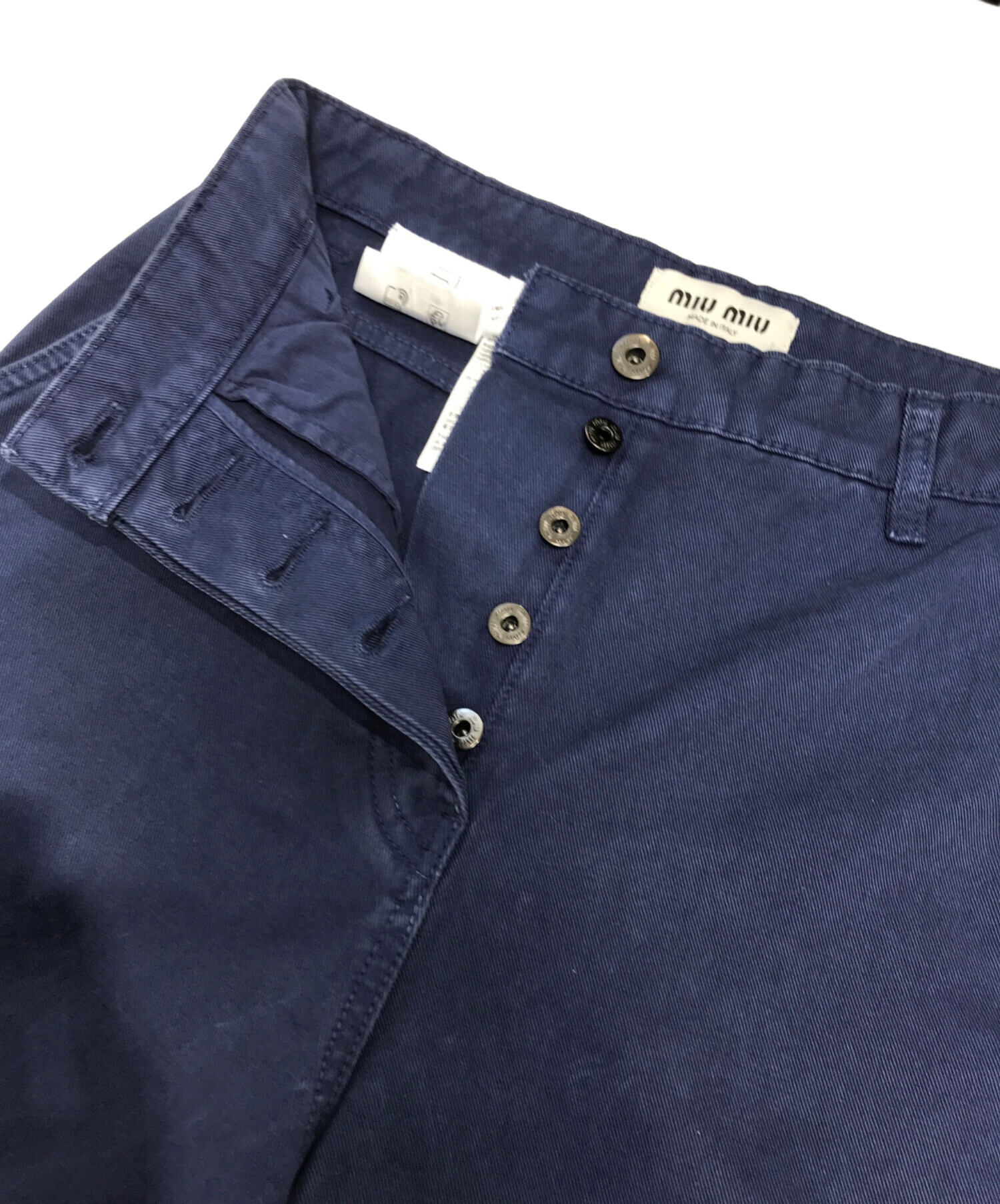 中古・古着通販】MIU MIU (ミュウミュウ) ガーメントダイギャバジン 
